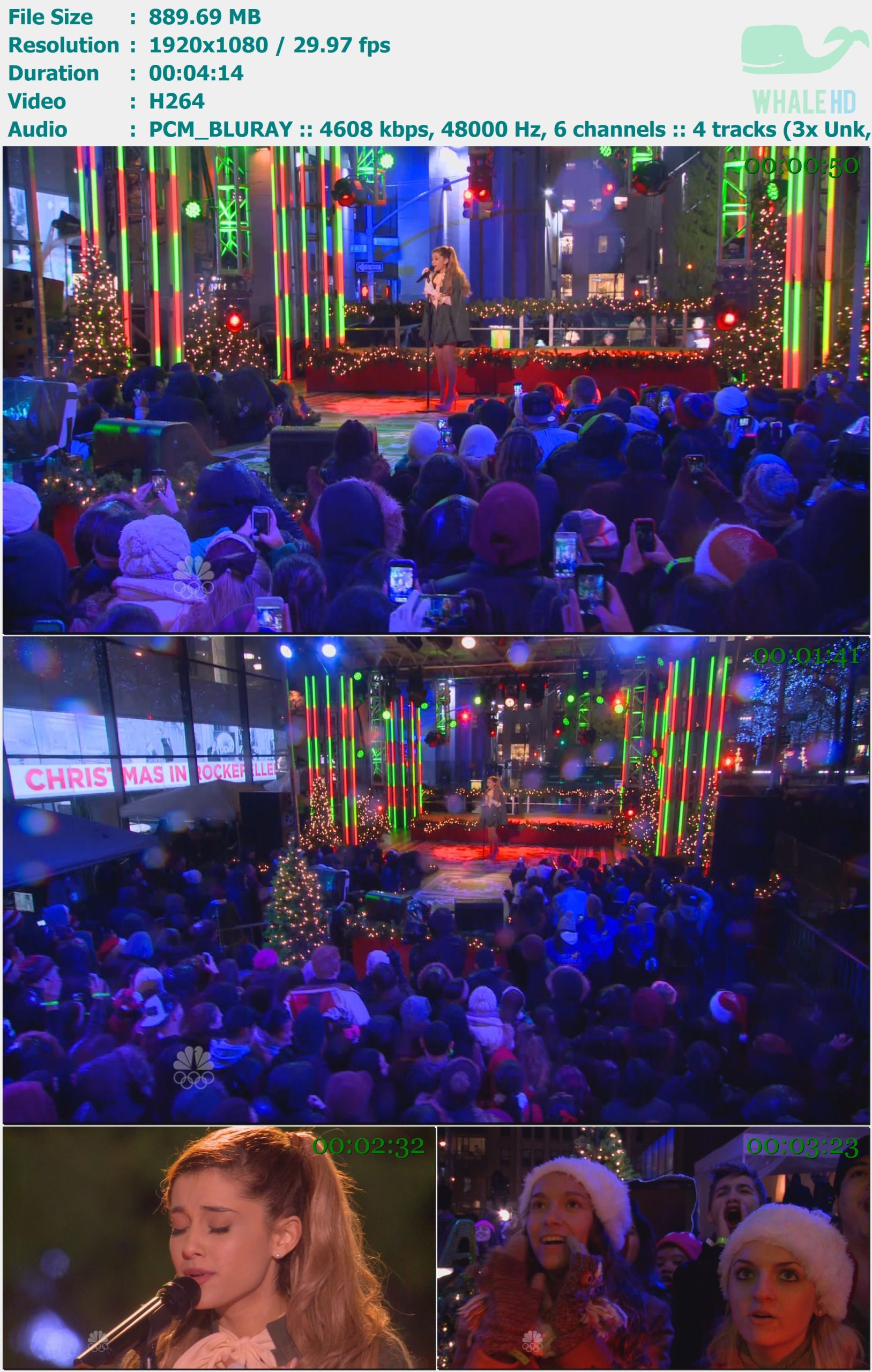 Ariana Grande - Love Is Eveything (Christmas in Rockefeller Center 2013-12-04) HDTV 1080i H264 TrollHD - 889.69MB