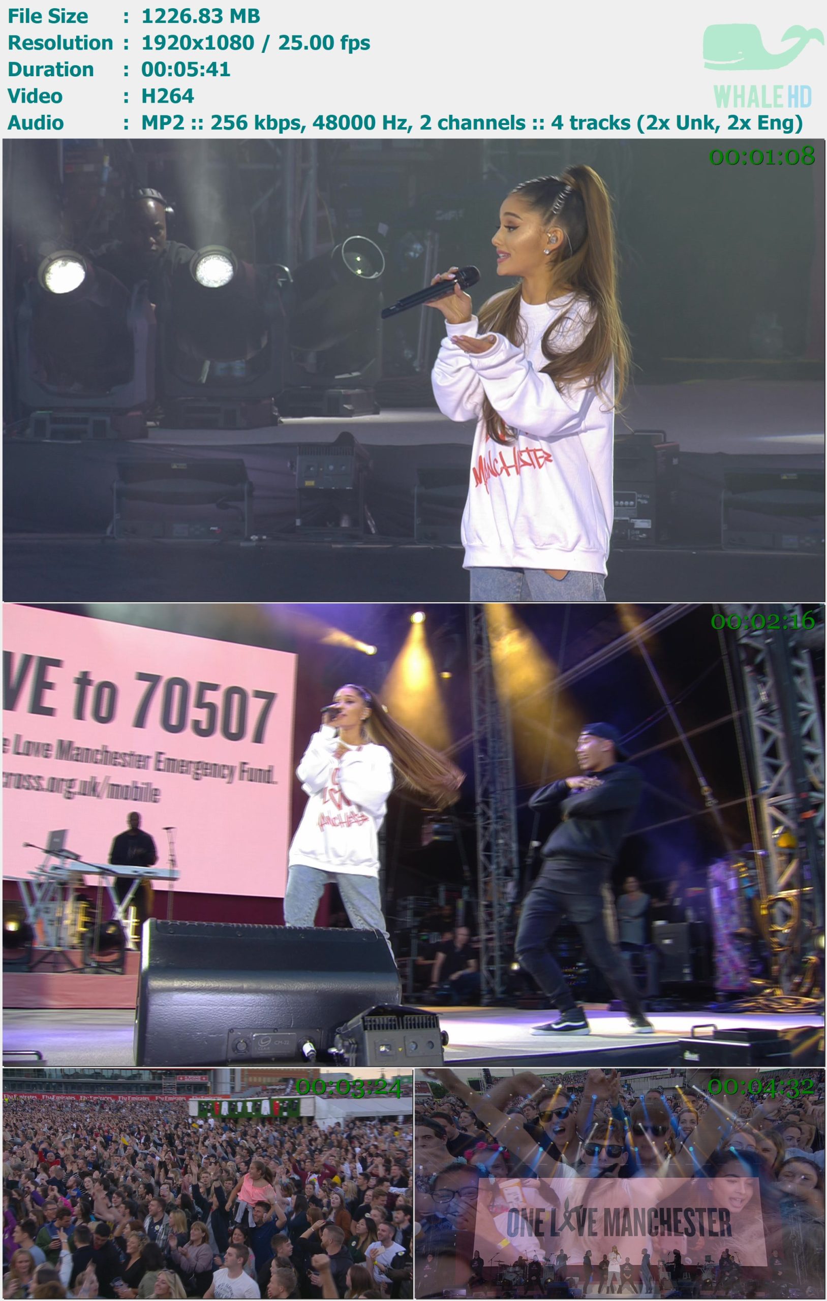 Ariana Grande - Side To Side (Live At One Love Manchester 2017) FEED 1080i H264 - 1.20GB