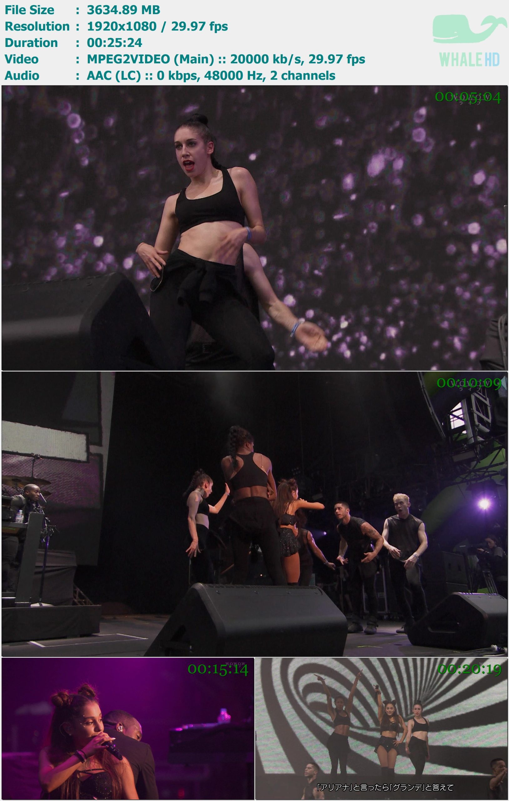 Ariana Grande - Summer Sonic 2015-08-15 HDTV 1080i MPEG2 - 3.55GB