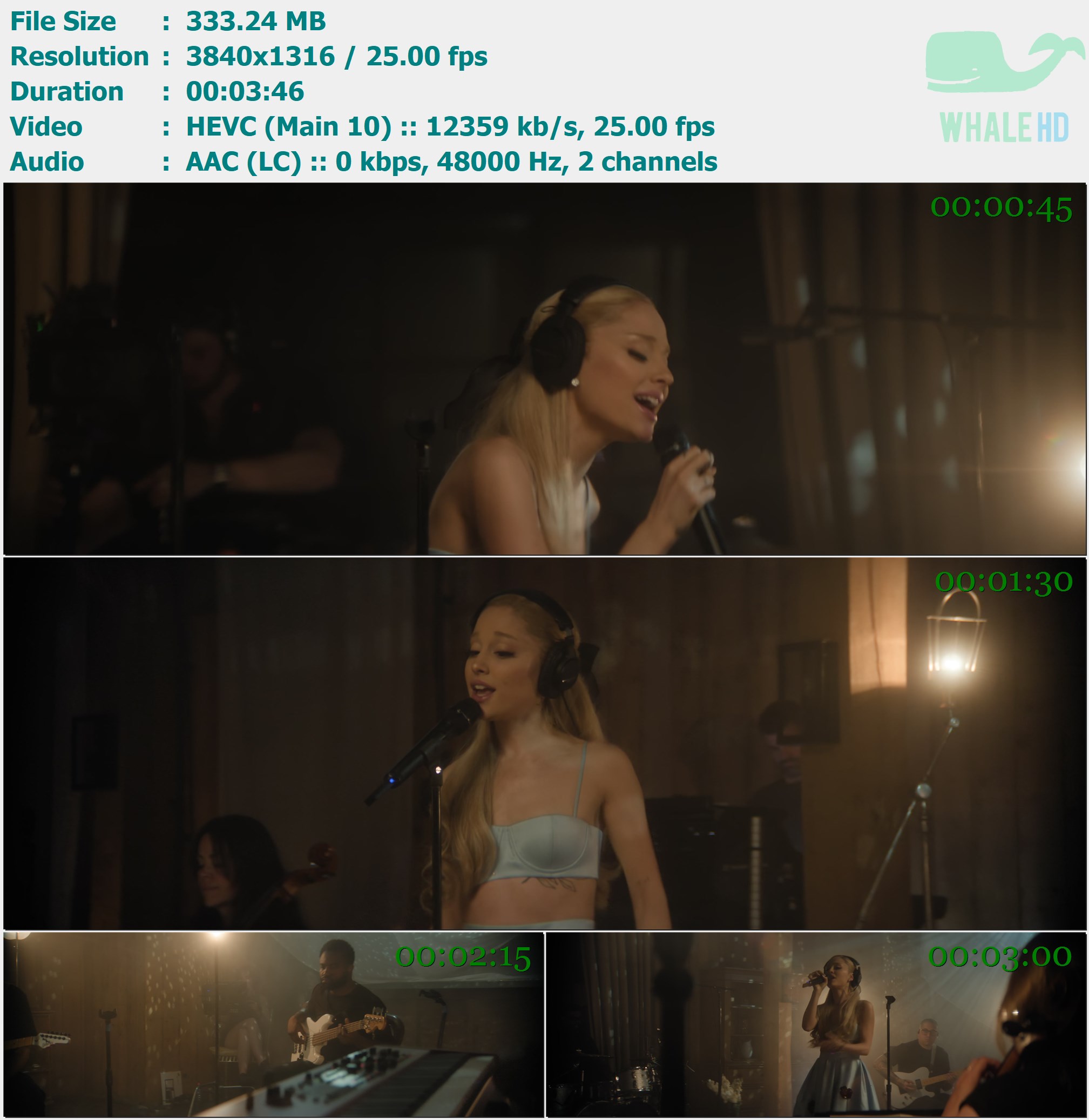 Ariana Grande - The Way (Live from London) 2023 AM 1316p H265 - 333.24MB