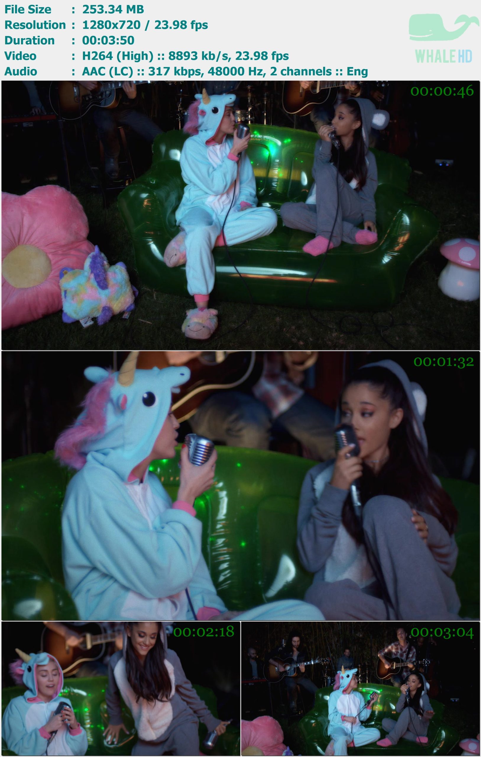 Happy Hippie Presents 2015 - Don't Dream It's Over (Performed by Miley Cyrus & Ariana Grande) WEB-DL 1080p H264 - 253.34MB