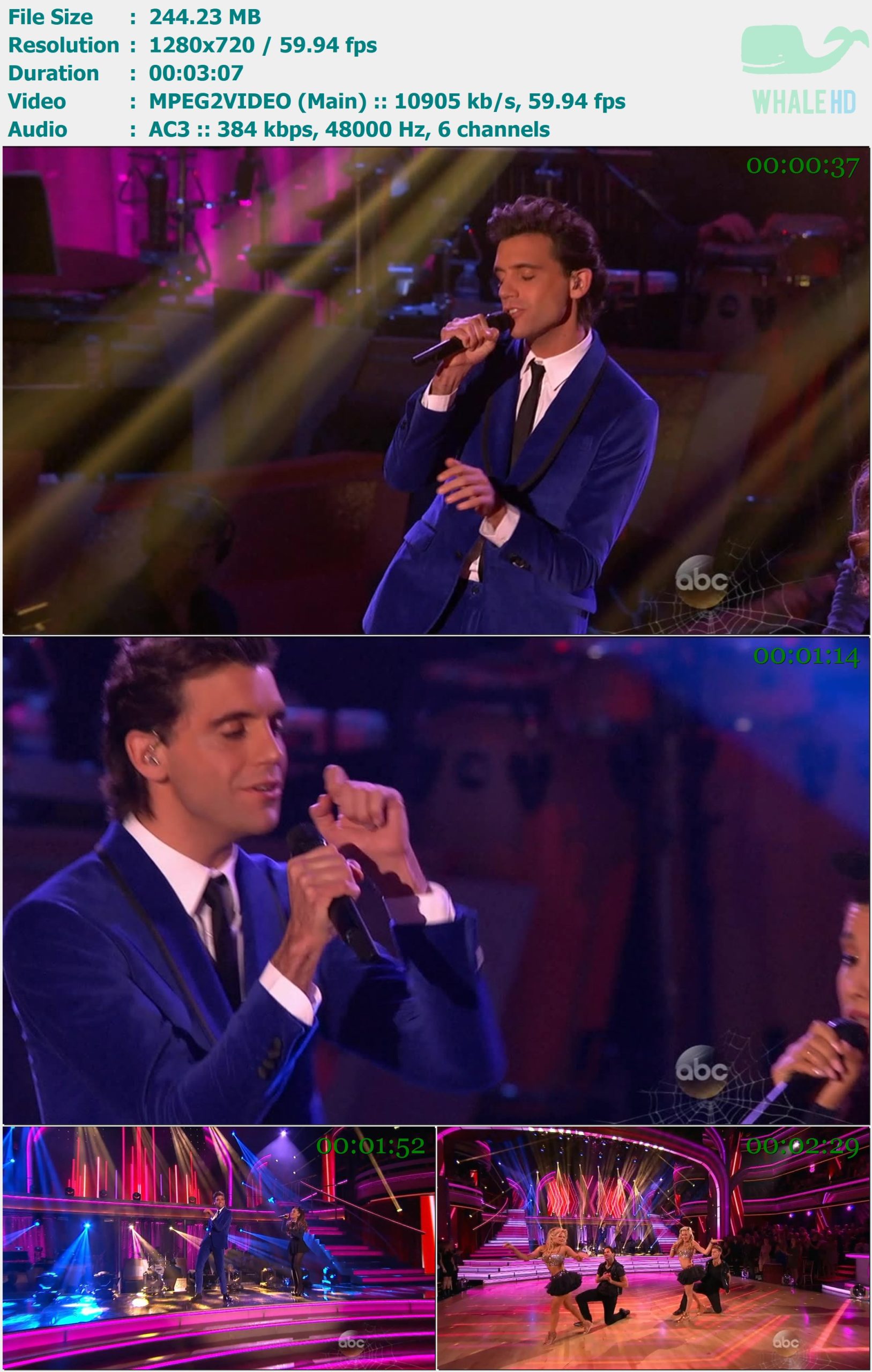 Mika & Ariana Grande - Popular (Wicked) (Live on 𝐃𝐚𝐧𝐜𝐢𝐧𝐠 𝐰𝐢𝐭𝐡 𝐭𝐡𝐞 𝐒𝐭𝐚𝐫𝐬 10-21-2013) HDTV 720p MPEG2 - 244.23MB