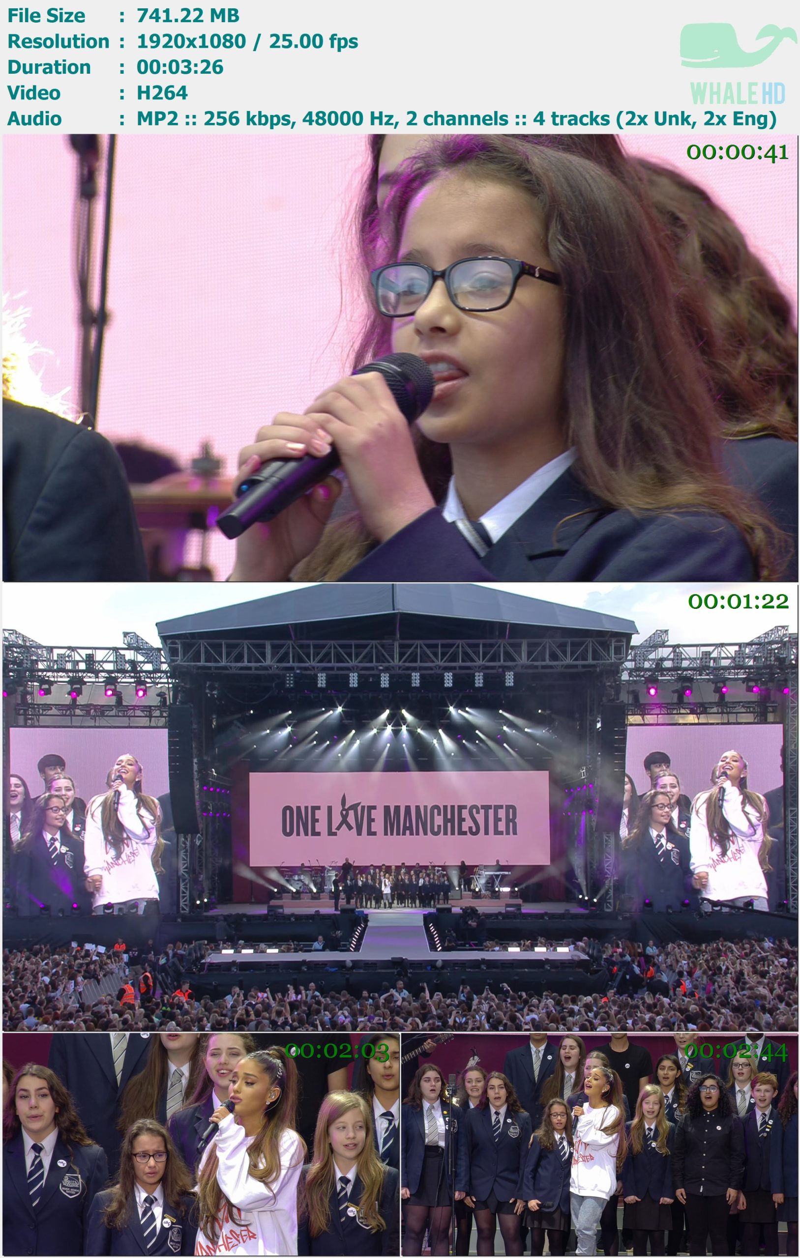 Parrs Wood High School Choir, Ariana Grande - My Everything (Live At One Love Manchester 2017) FEED 1080i H264 - 741.22MB