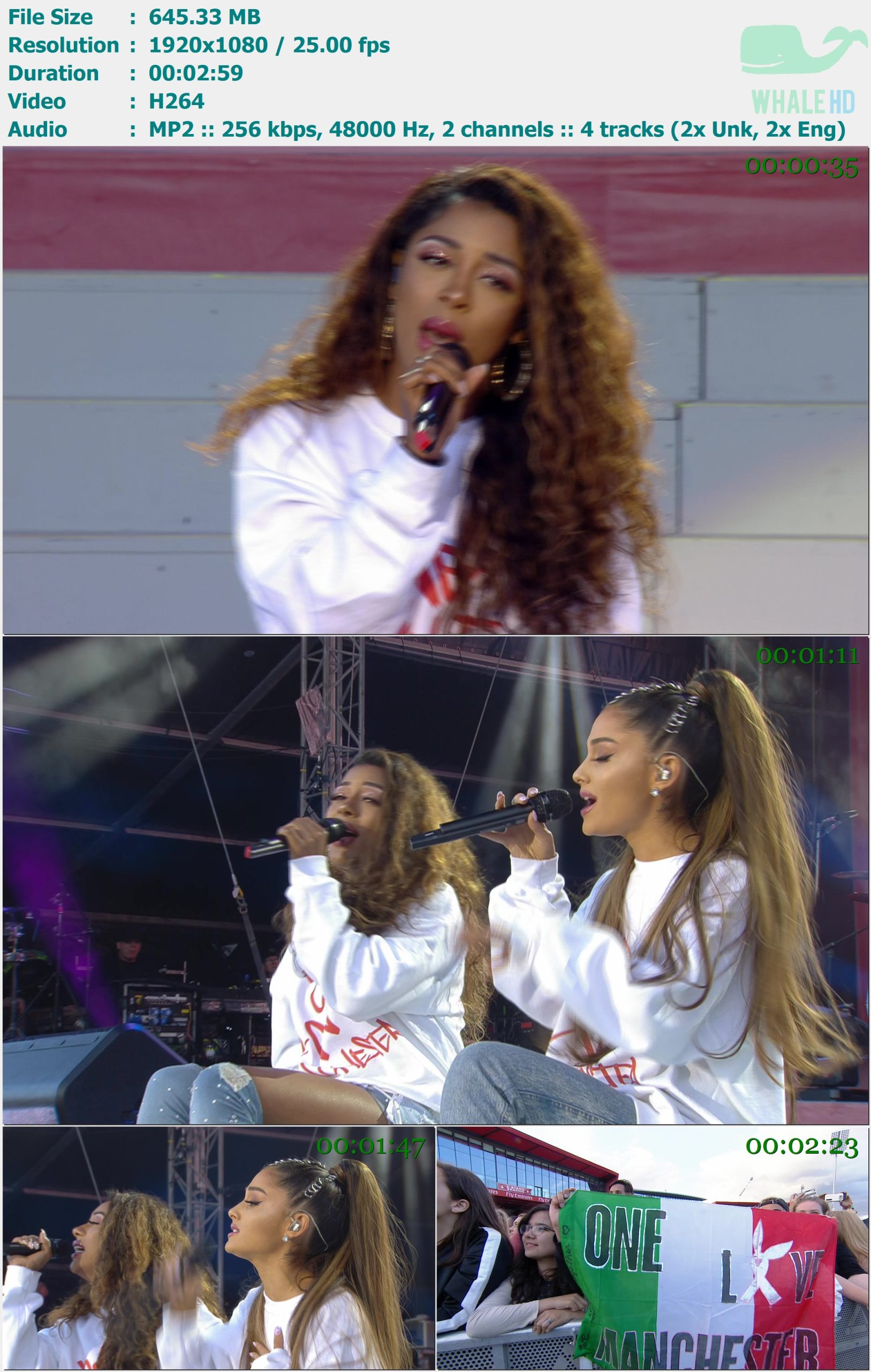 Victoria Monet feat. Ariana Grande - Better Days (One Love Manchester.jun 04, 2017) FEED 1080i H264 - 645.33MB