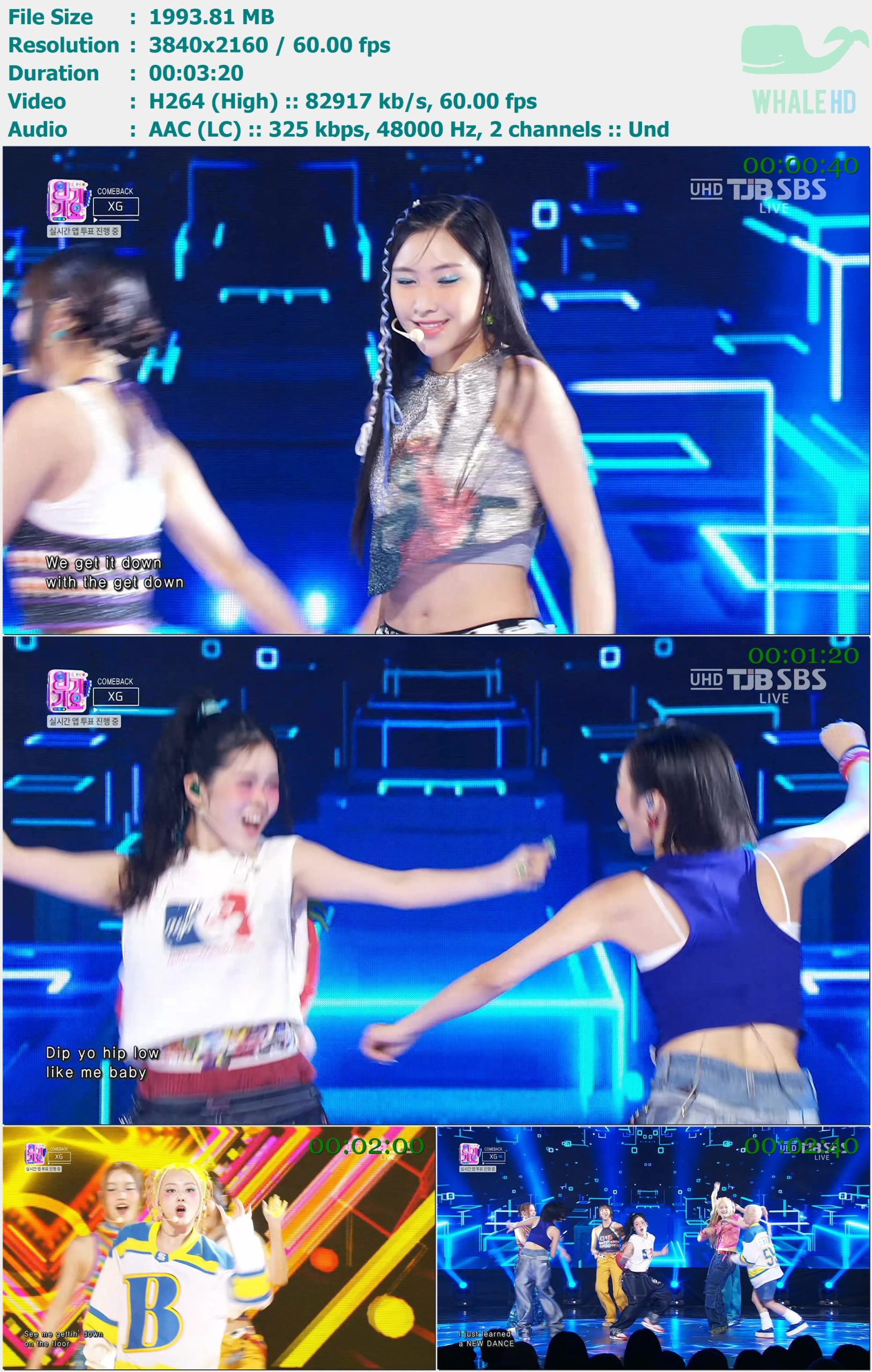 XG - NEW DANCE (𝐈𝐧𝐤𝐢𝐠𝐚𝐲𝐨 人气歌谣 2023-08-27) HDTV 2160p H264 H264 mp4 - 1.95GB