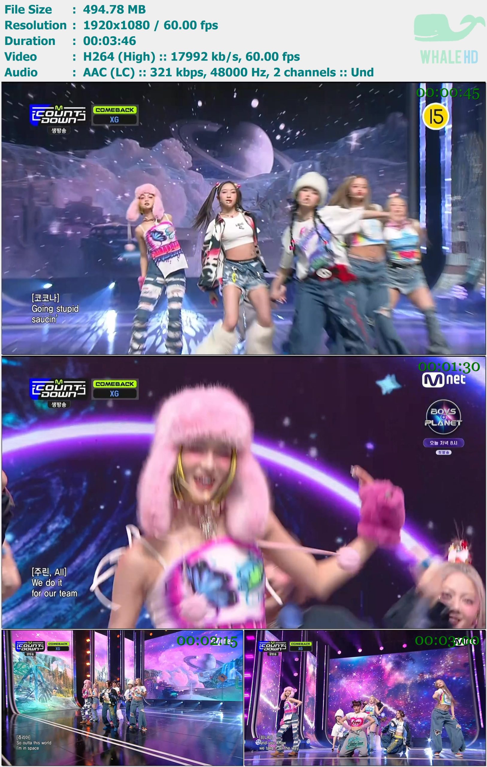 XG - SHOOTING STAR (M Countdown 2023-02-02) HDTV 1080p H264 - 494.78MB