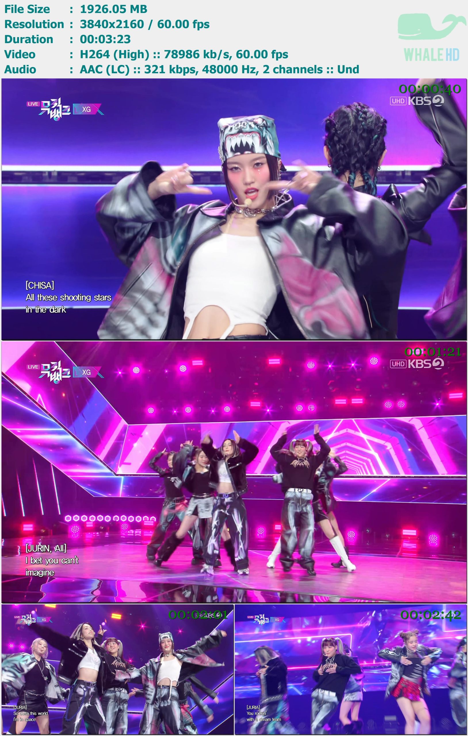 XG - SHOOTING STAR (Music Bank 音乐银行 2023-01-27) HDTV 2160p H264 - 1.88GB