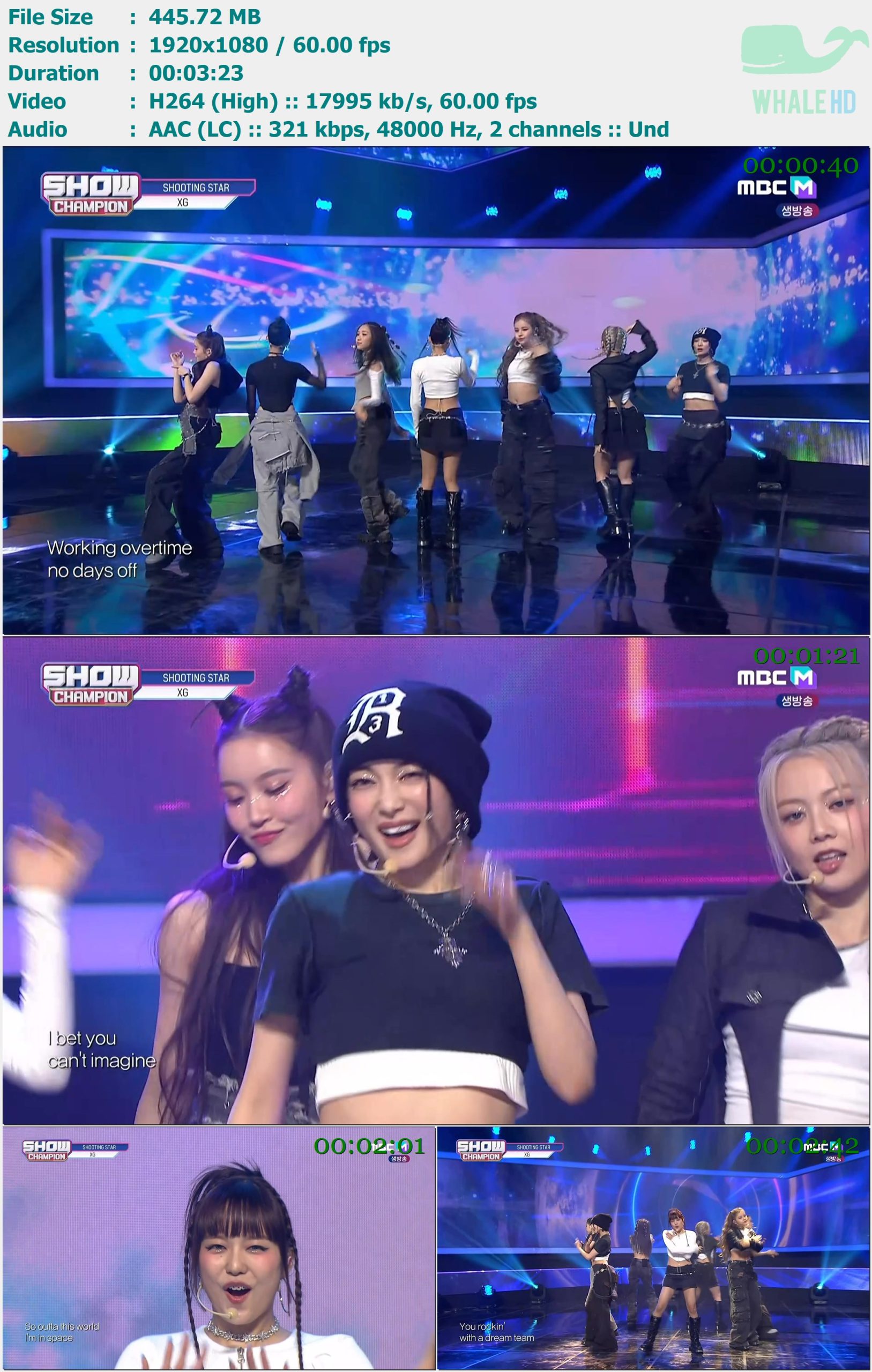 XG - SHOOTING STAR (Show Champion 2023-02-08) HDTV 1080p H264 - 445.72MB