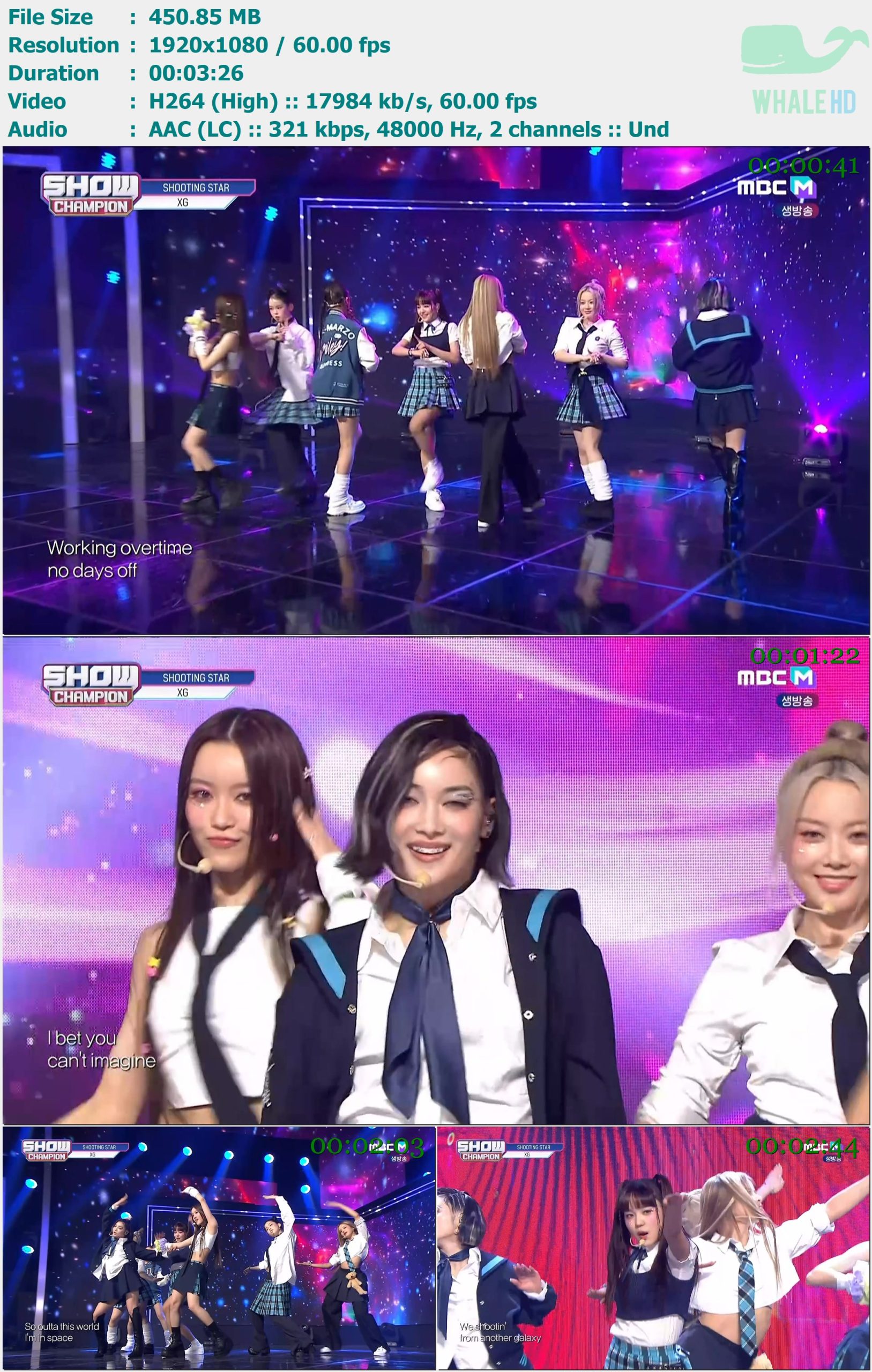 XG - SHOOTING STAR (Show Champion 2023-02-15) HDTV 1080p H264 - 450.85MB