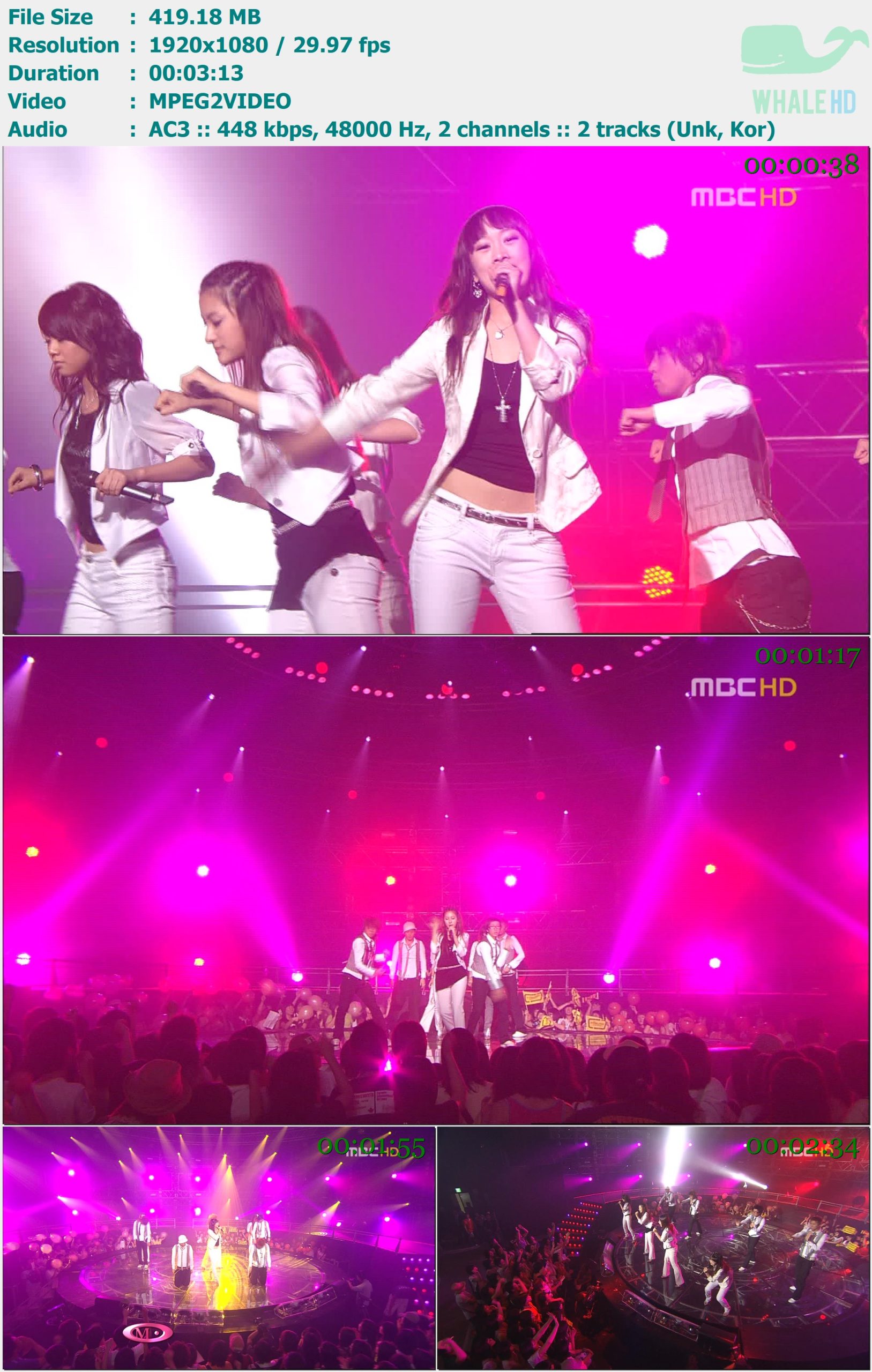 KARA - Secret World (𝐌𝐁𝐂 쇼! 음악중심 音乐中心 2007-08-04) HDTV 1080i MPEG2  - 419.18MB