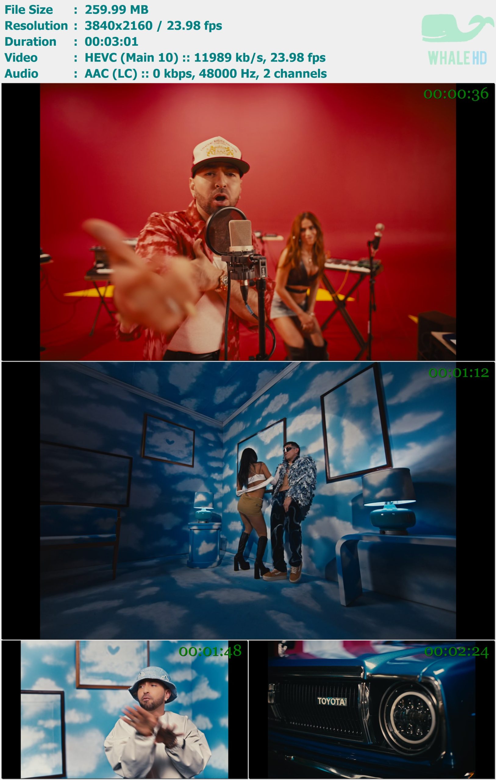 Justin Quiles, Anitta & Lenny Tavárez - Faldas y Gistros 2024 AM 2160p H265 - 259.99MB