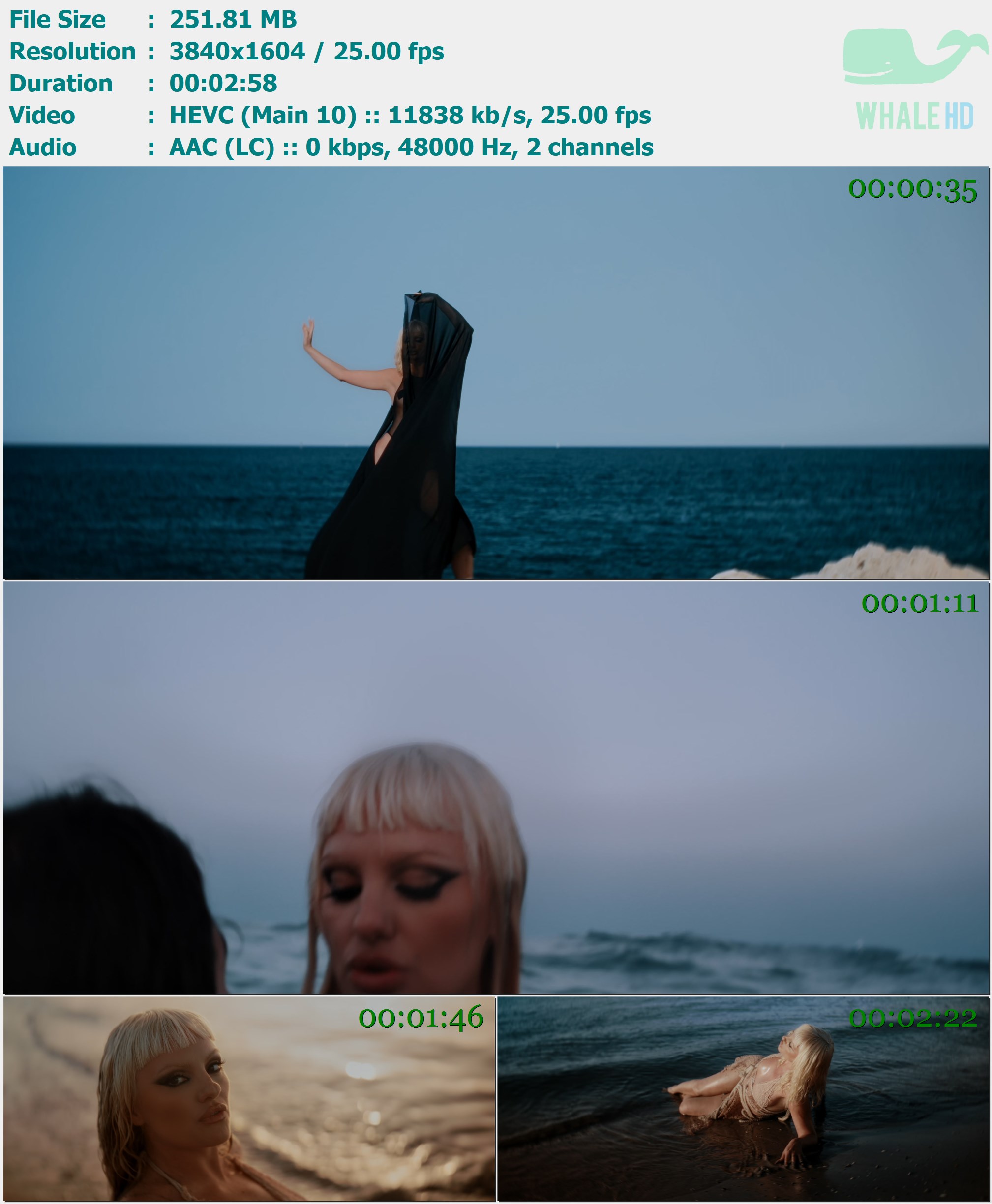 Alexandra Stan - Ocean 2024 AM 1604p H265 - 251.81MB