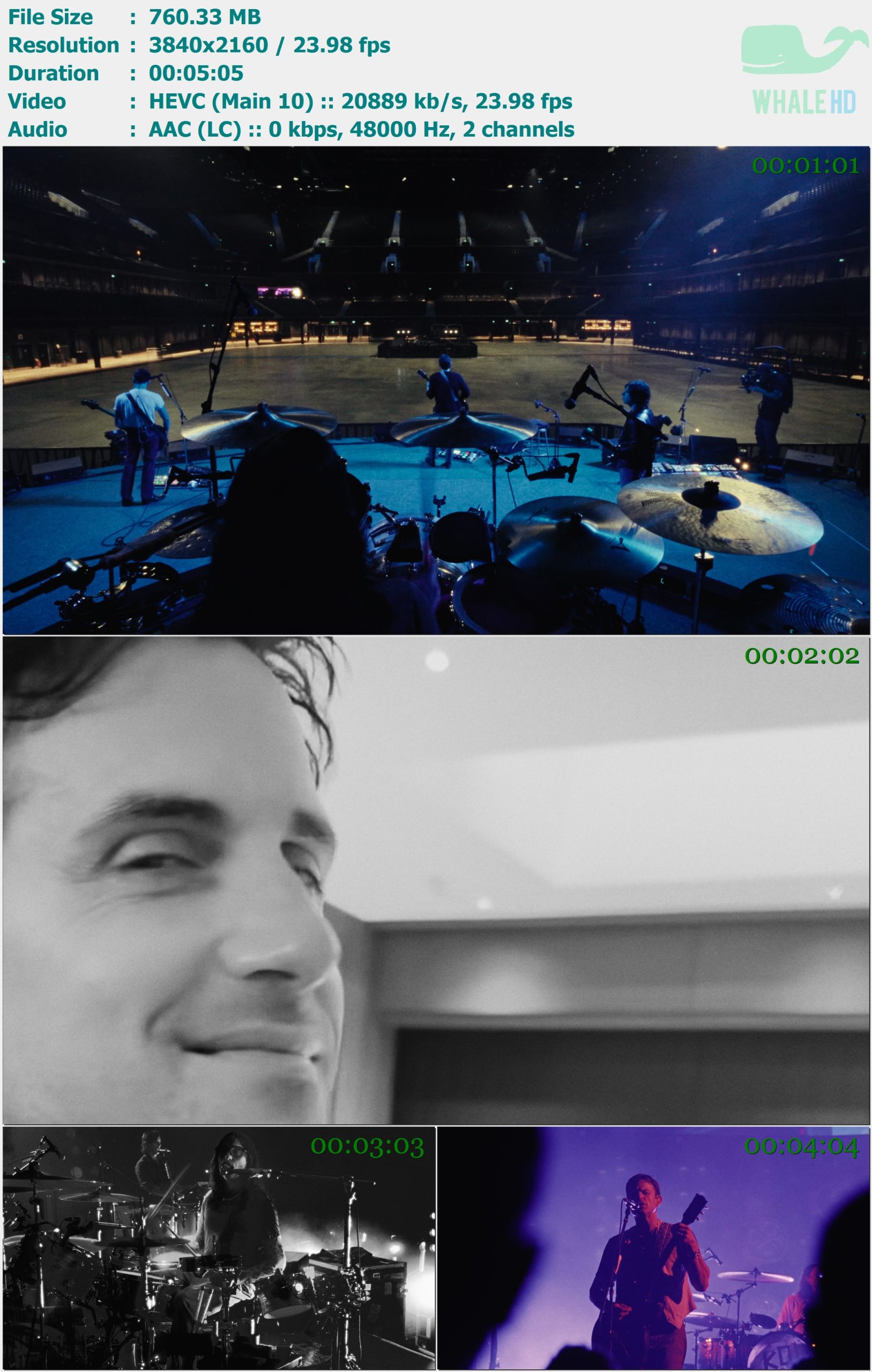 Kings of Leon - Split Screen 2024 AM 2160p H265 - 760.33MB