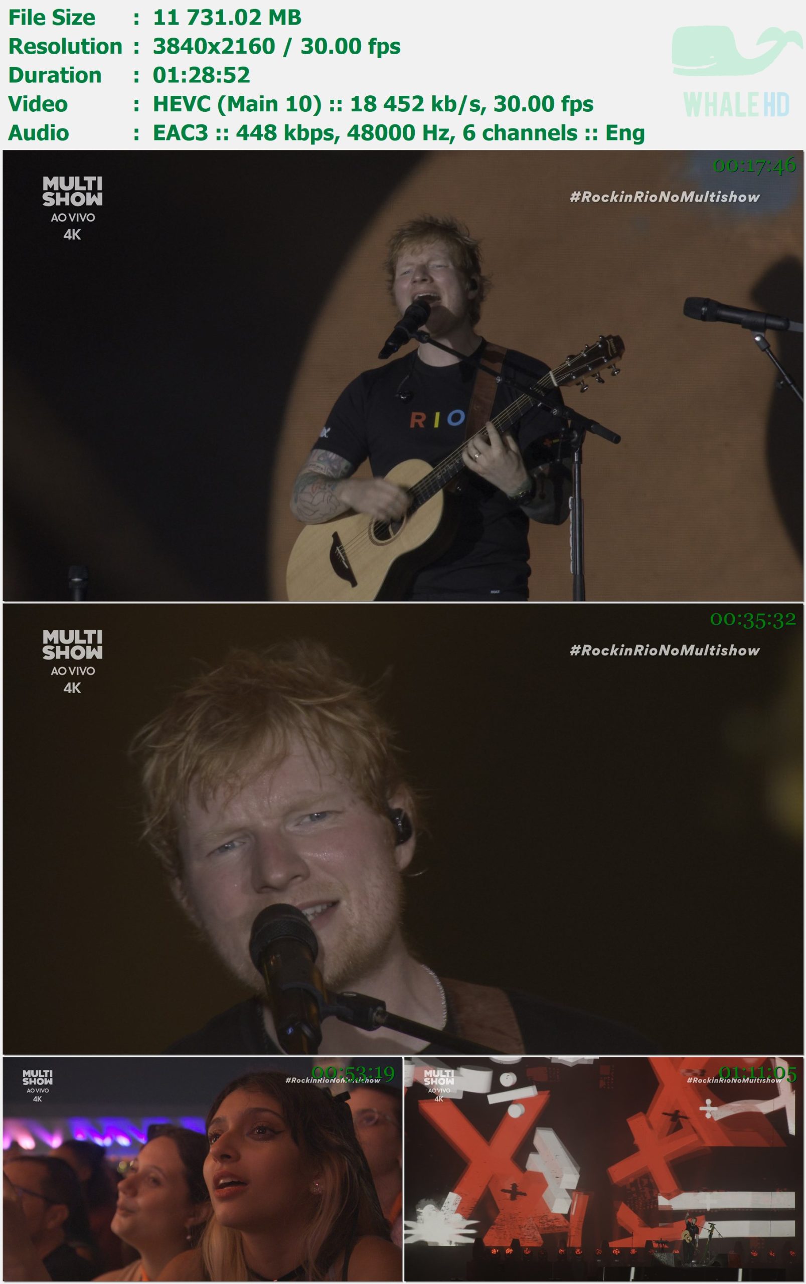 Ed Sheeran - Live @ Rock In Rio 2024 WEB-DL 2160p HDR H265 - 11.46GB