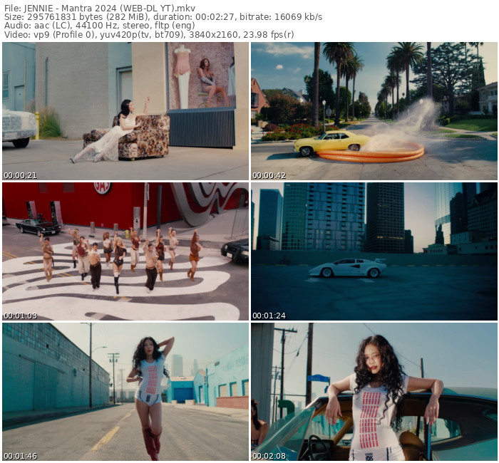 JENNIE - Mantra 2024 YT 2160p VP9 - 282.06MB