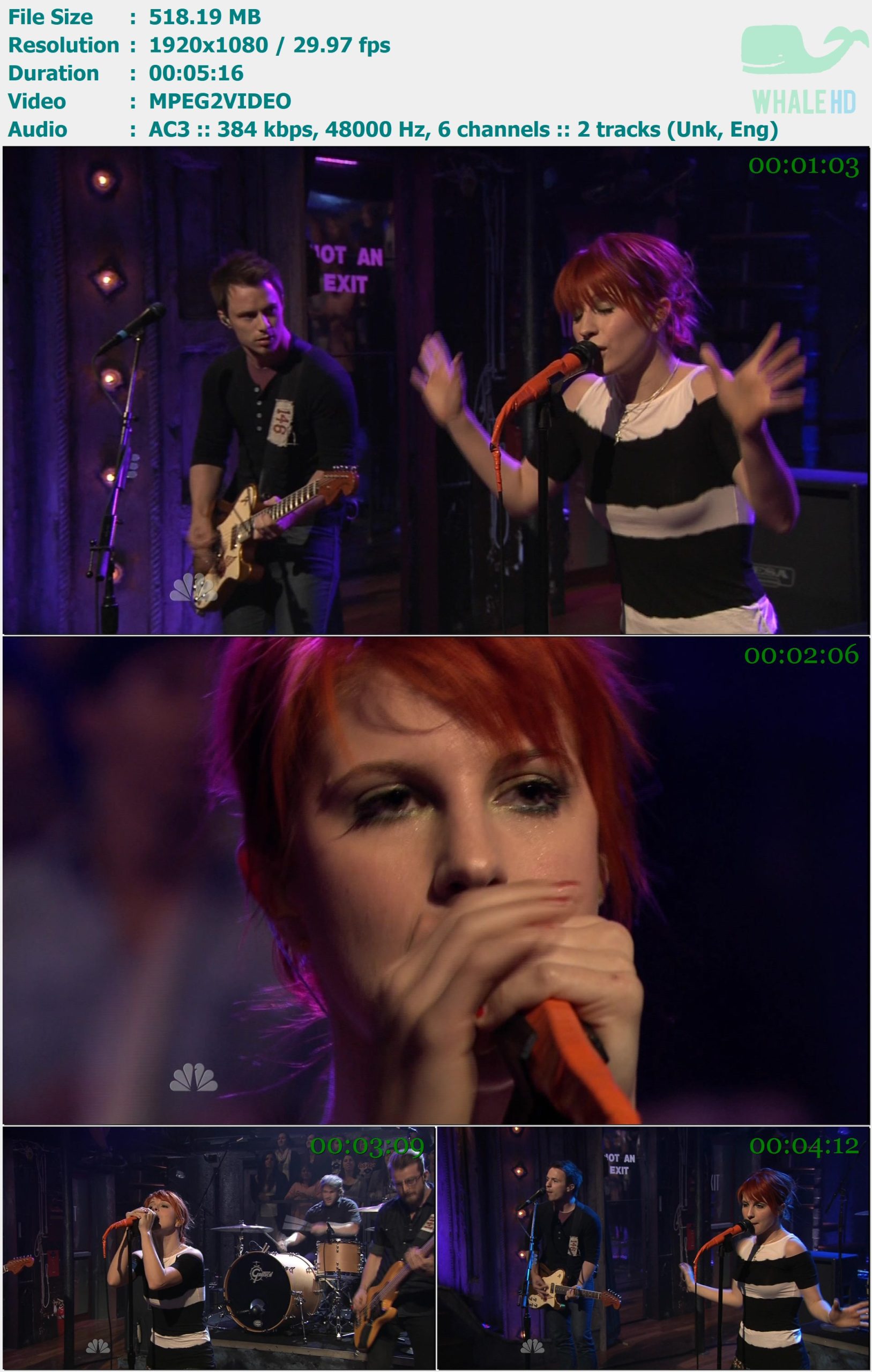 Paramore - Brick By Boring Brick (Live At Late Night With 𝐉𝐢𝐦𝐦𝐲 𝐅𝐚𝐥𝐥𝐨𝐧 04/29/2010) HDTV 1080i MPEG2 - 518.19MB