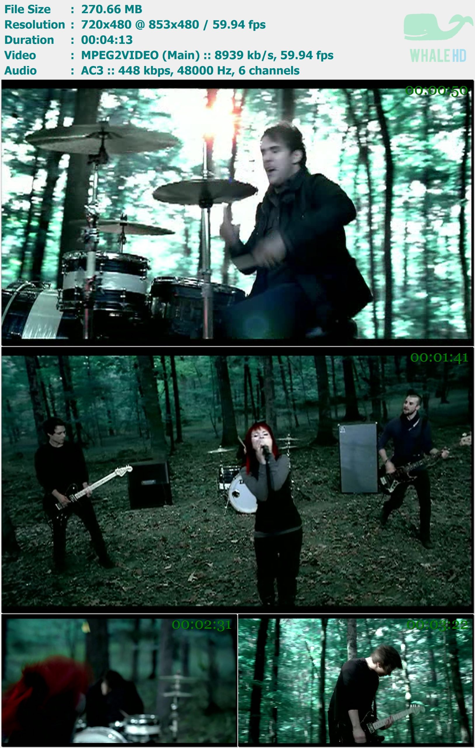 Paramore - Decode [Band Performance Version] 2008 DVD 480p MPEG2 - 270.66MB