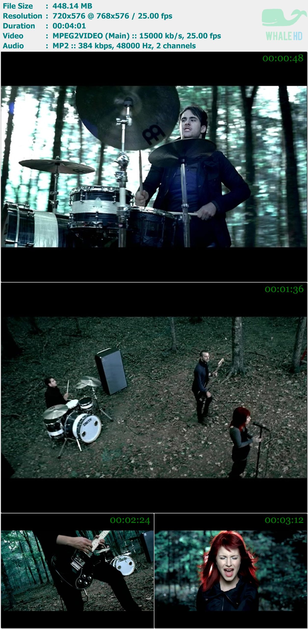 Paramore - Decode 2008 MasterRip 576i MPEG2 - 448.14MB