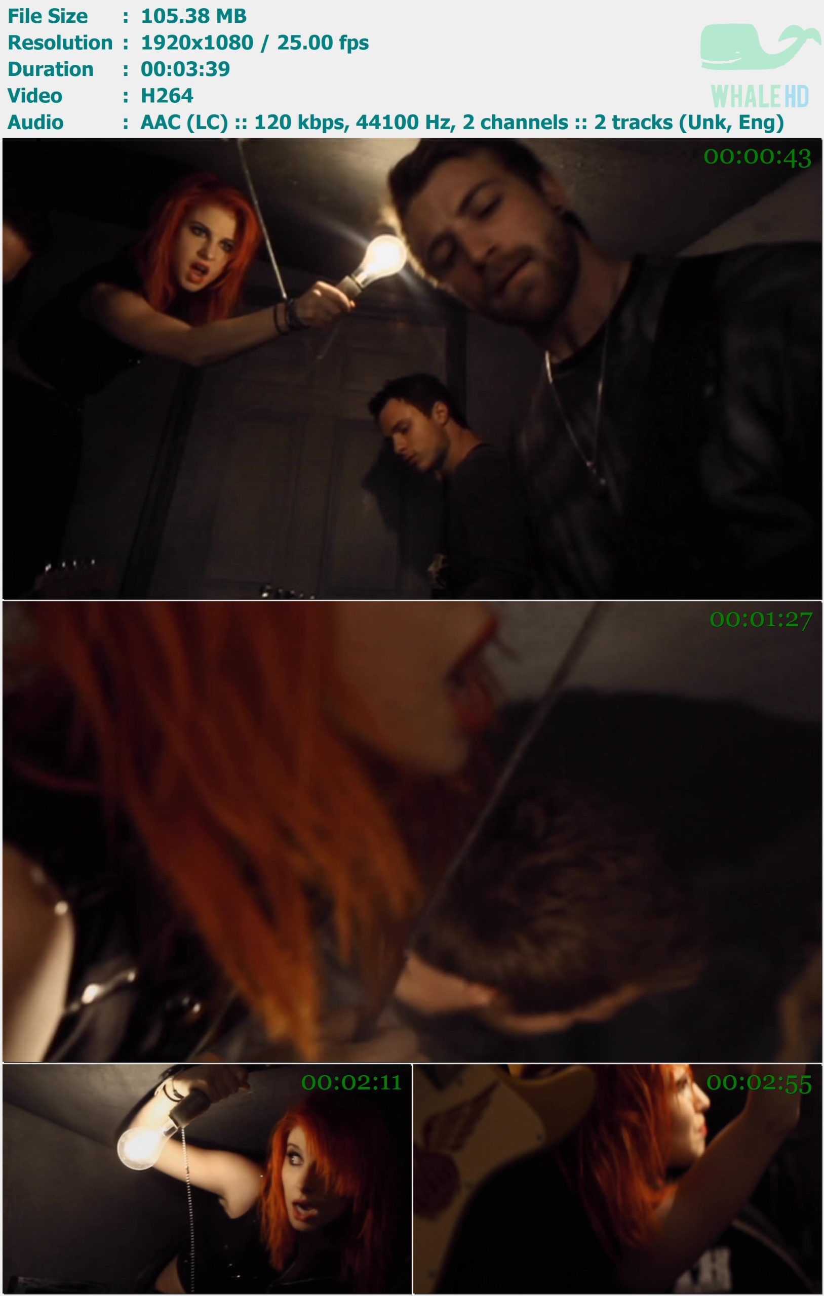 Paramore - Ignorance 2009 𝐕𝐄𝐕𝐎 1080p H264 - 105.38MB