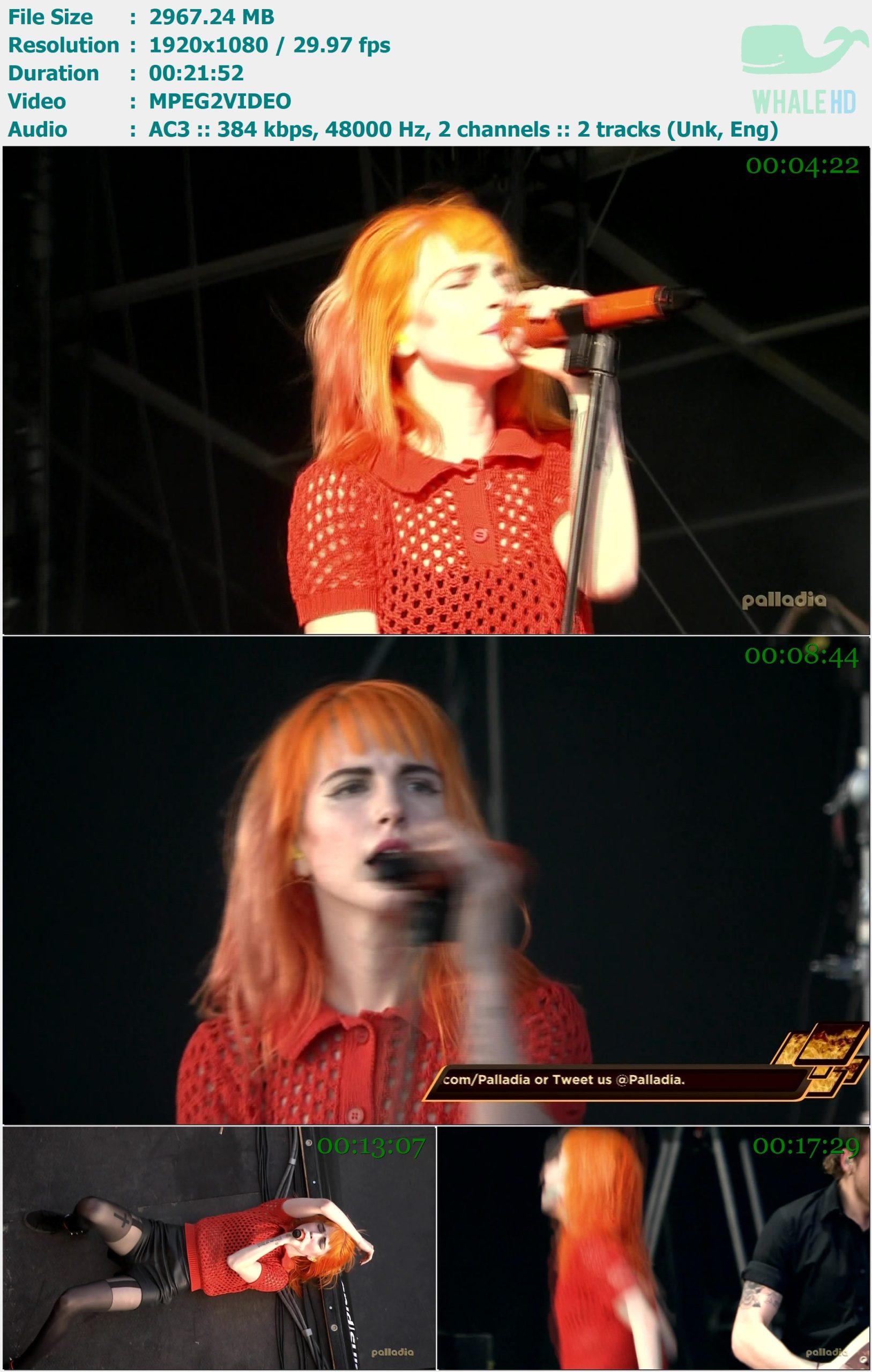 Paramore - Live @ 𝐑𝐨𝐜𝐤 𝐚𝐦 𝐑𝐢𝐧𝐠 (In Germany) MTV World Stage 2013 HDTV 1080i MPEG2 - 2.90GB