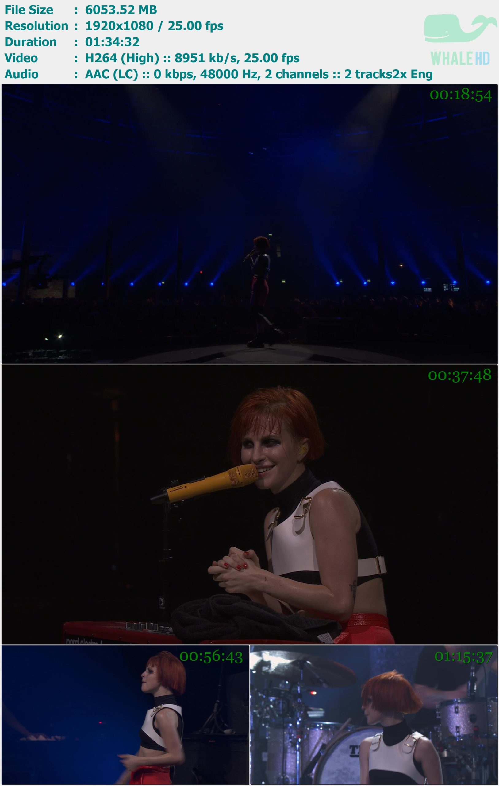 Paramore - Live at iTunes Festival (04.09.2013) WEB-DL 1080p H264 - 5.91GB