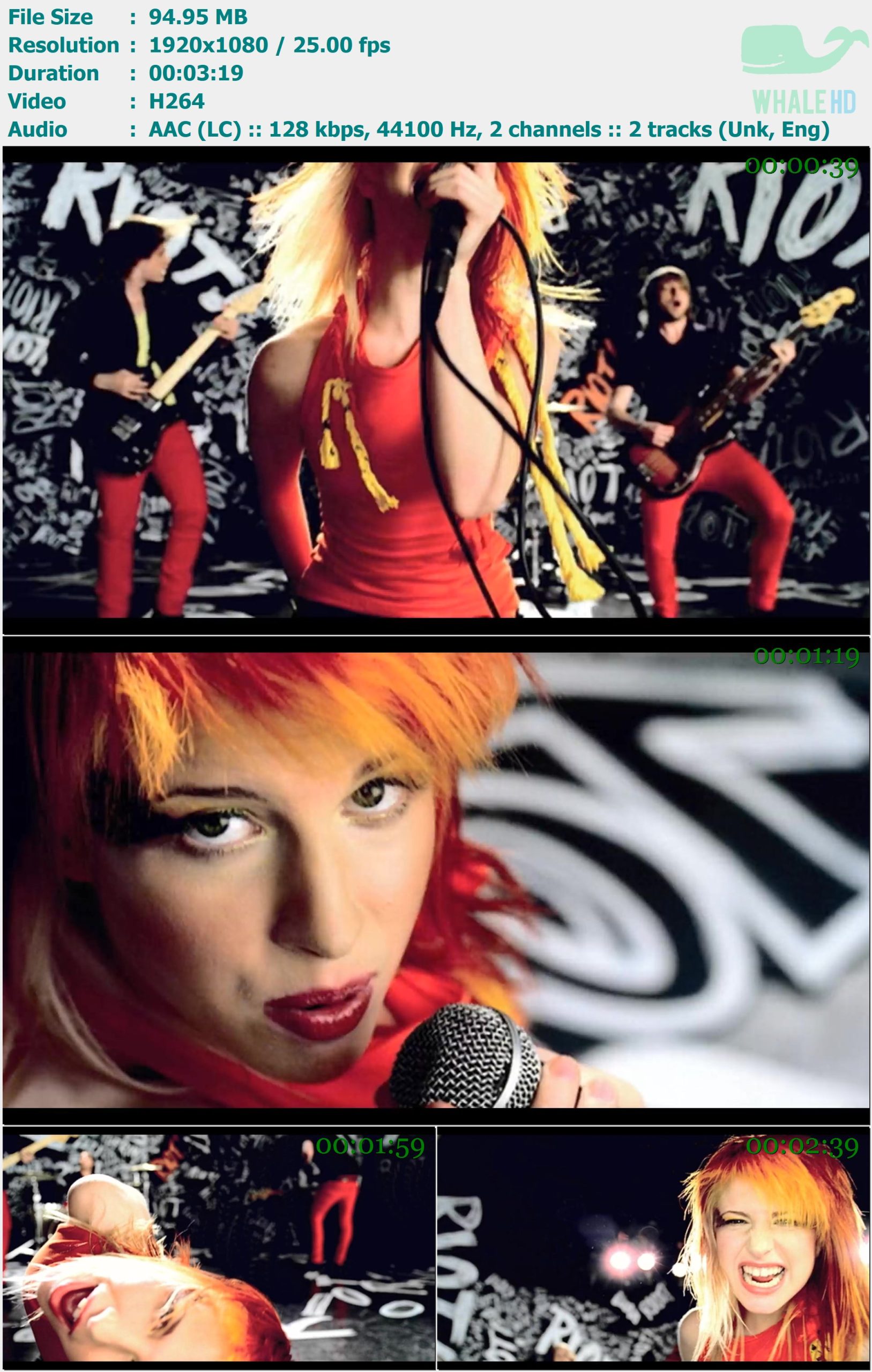 Paramore - Misery Business 2007 𝐕𝐄𝐕𝐎 1080p H264 - 94.95MB