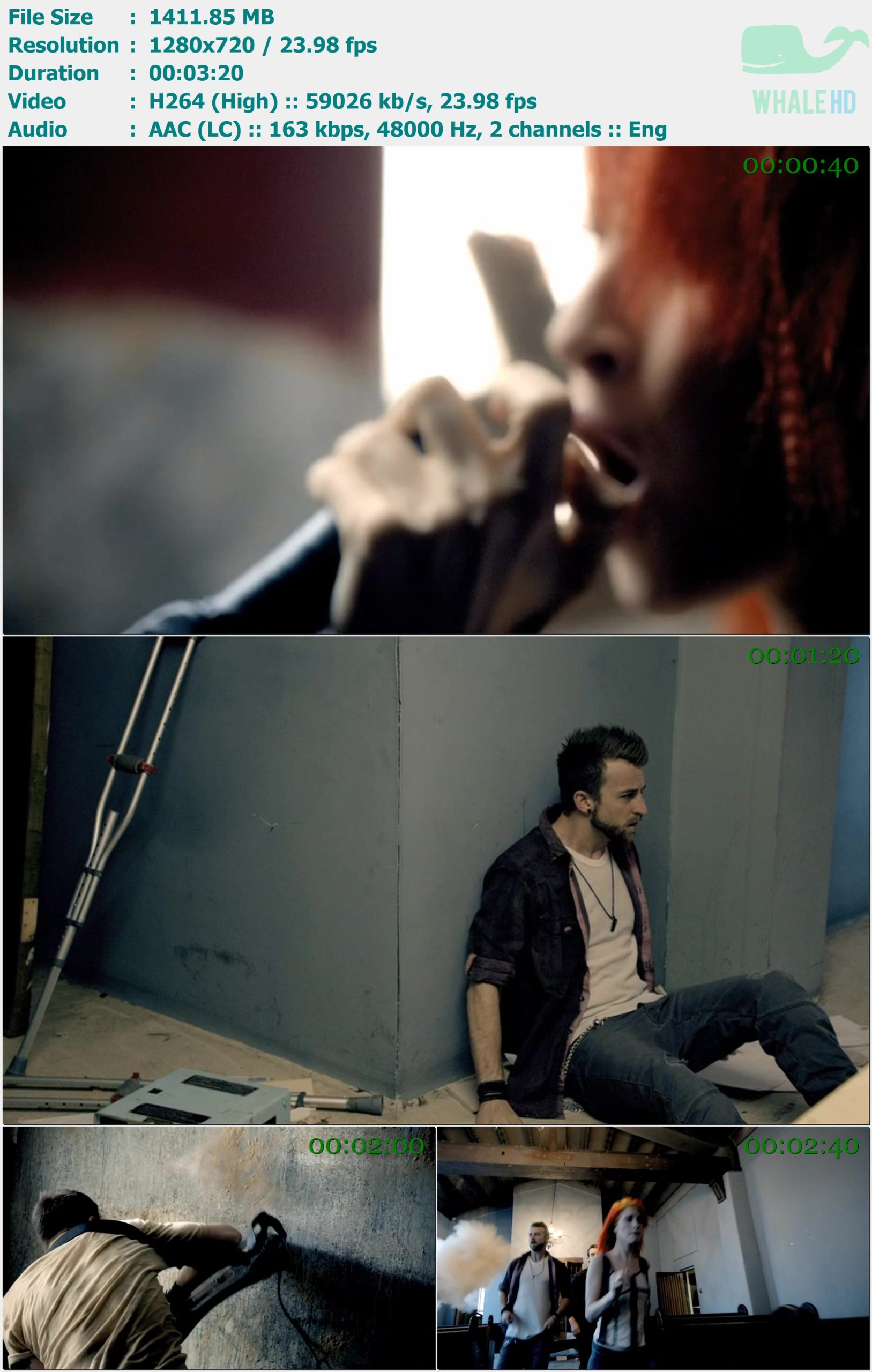 Paramore - Monster 2011 MasterRip 720p H264 - 1.38GB