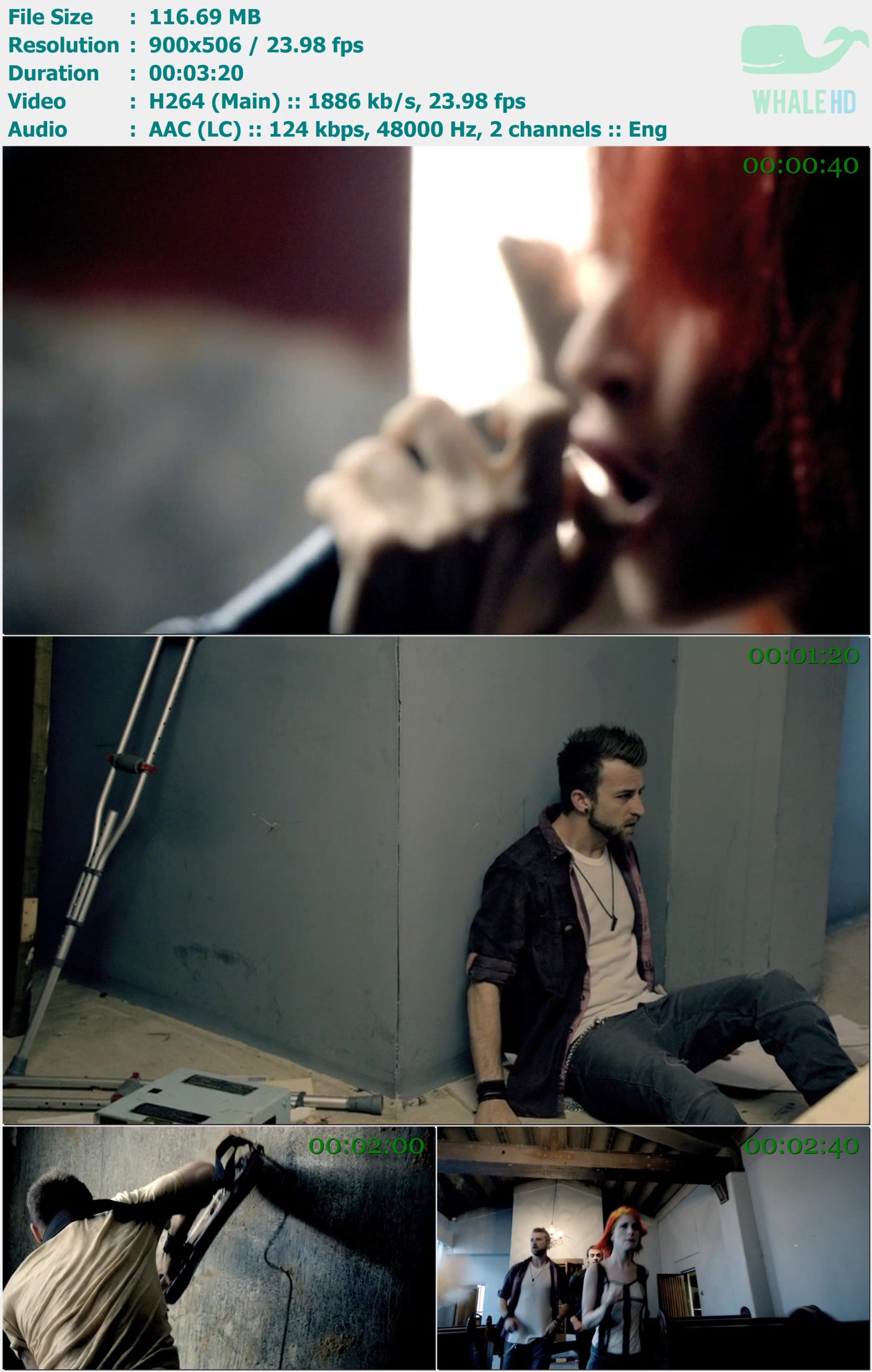 Paramore - Monster 2011 MasterRip 506p H264 - 116.69MB