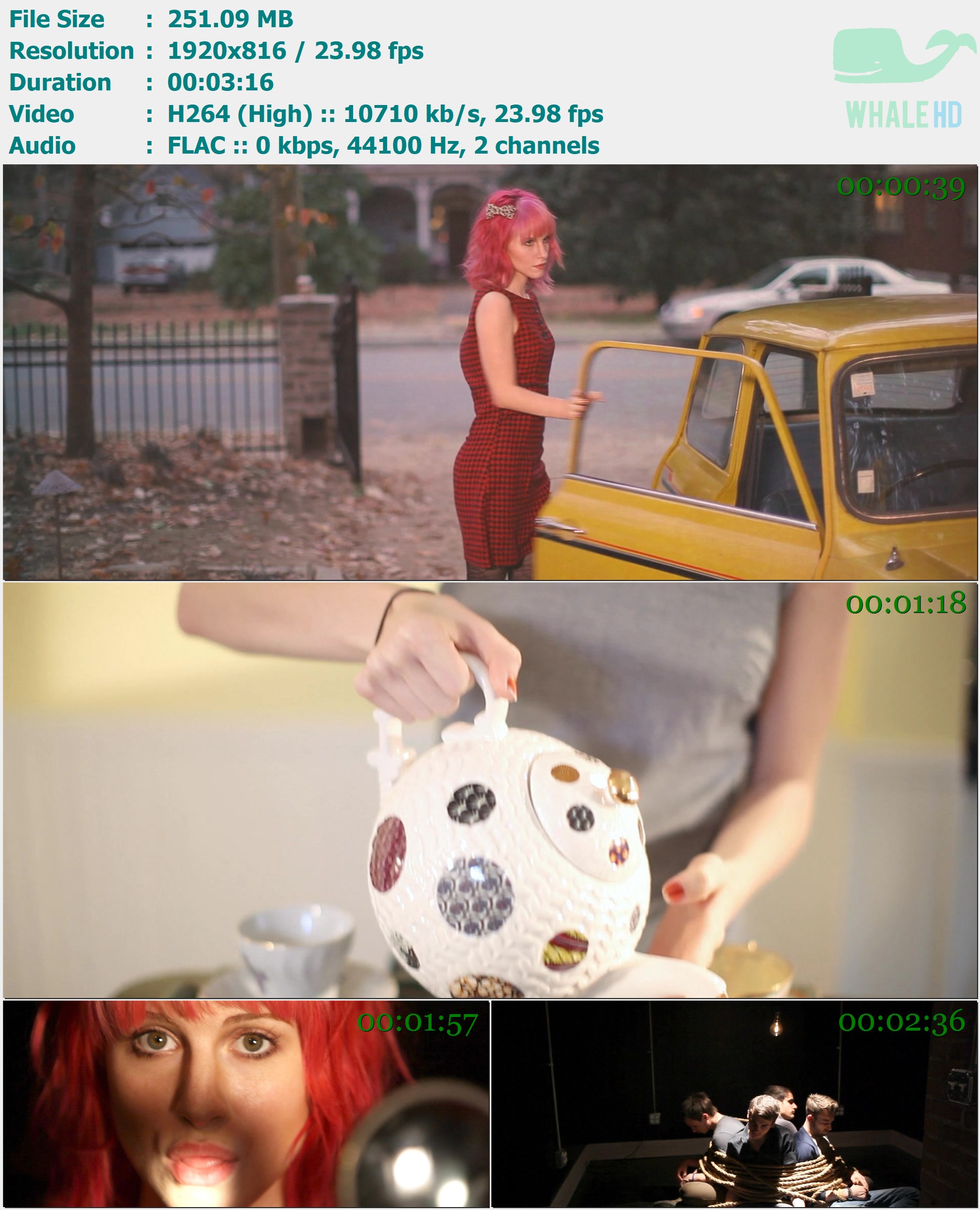 Paramore - Playing God 2010 AMAZON 816p H264 - 251.09MB