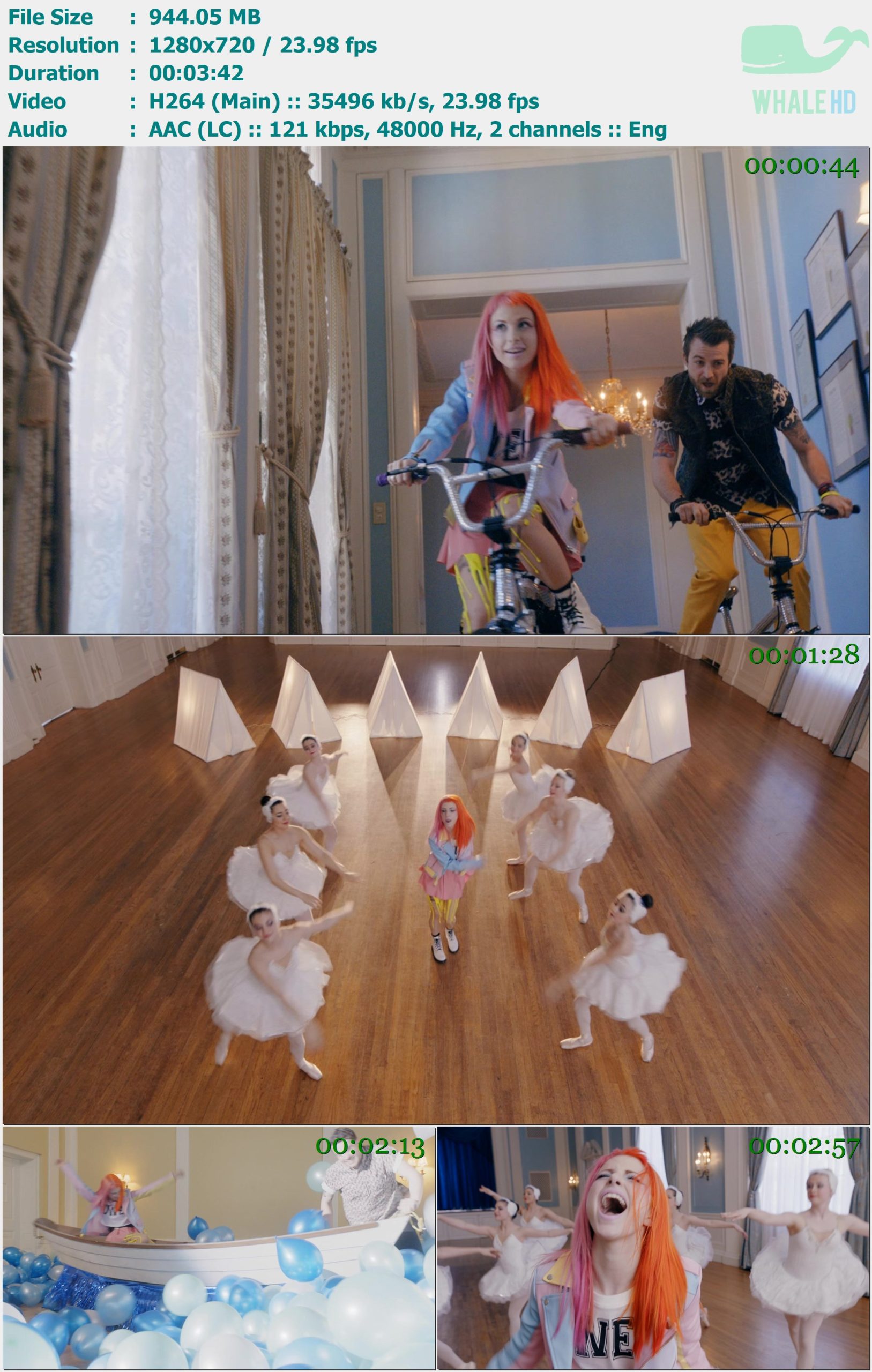 Paramore - Still Into You 2013 MasterRip 720p H264 - 944.05MB