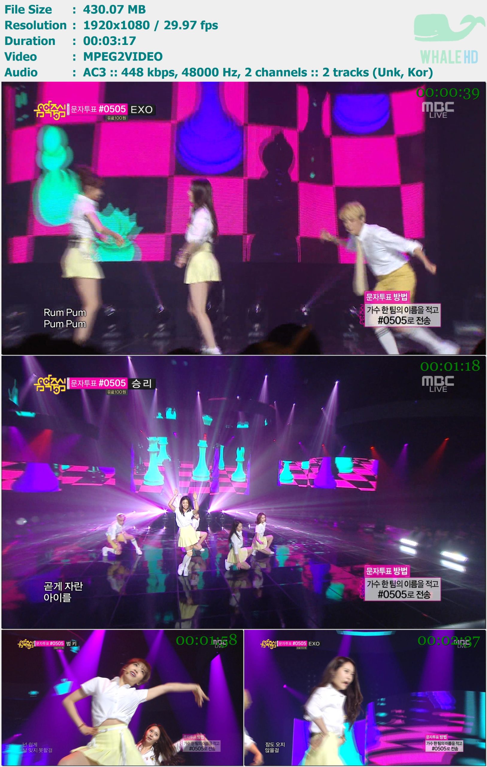 f(x) - Rum Pum Pum Pum (𝐌𝐁𝐂 Music Core 音乐中心 2013-08-31) HDTV 1080i MPEG2 - 430.07MB