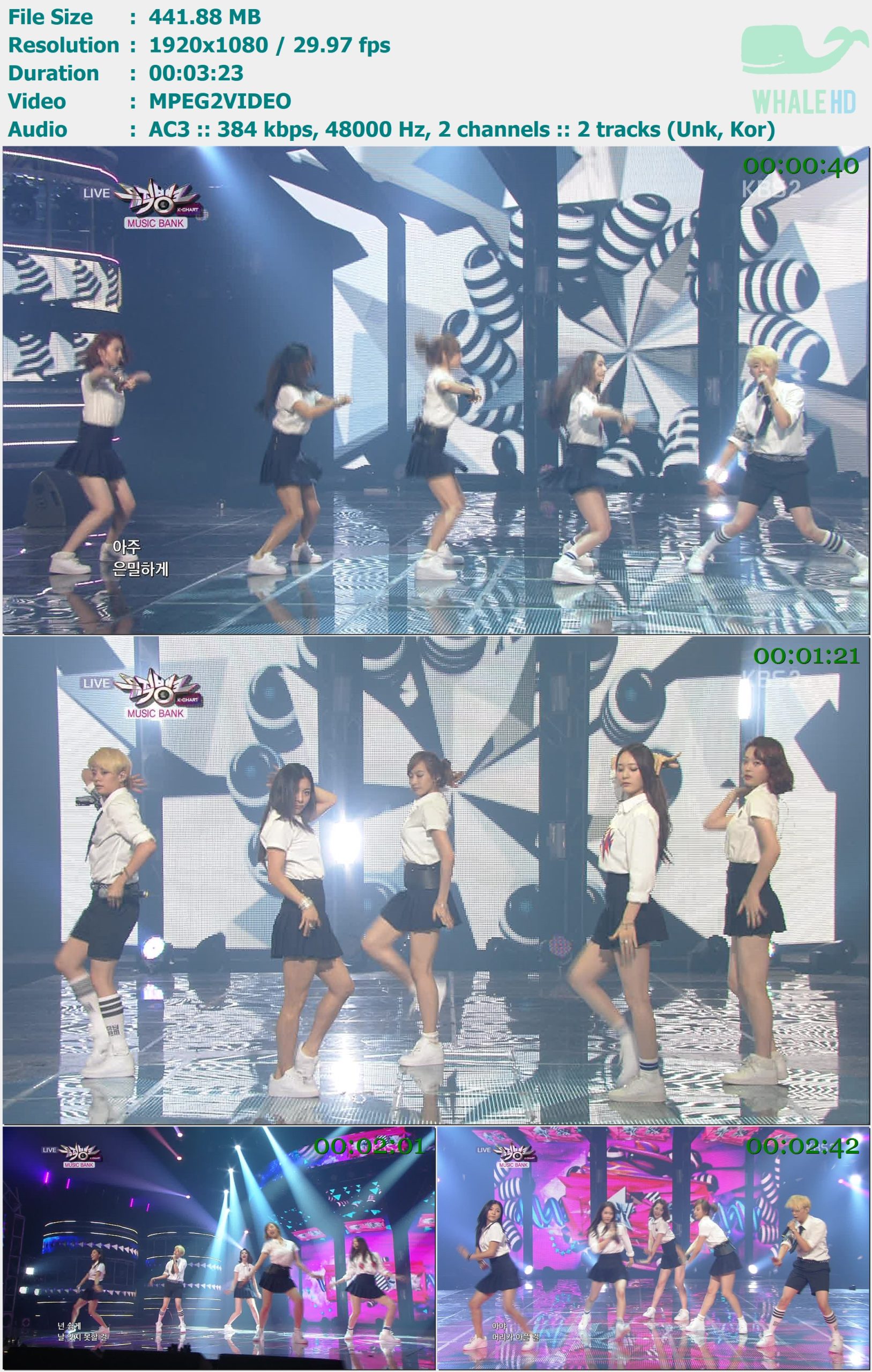 f(x) - Rum Pum Pum Pum (Music Bank 音乐银行 2013.08.09) HDTV 1080i MPEG2 - 441.88MB