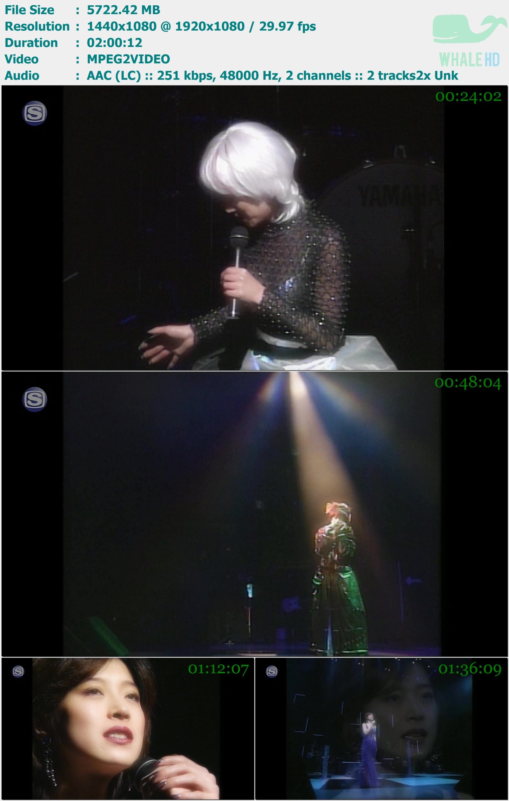 中森明菜 Akina Nakamori TRUE LIVE 2024 HDTV 1080i MPEG2 - 5.59GB