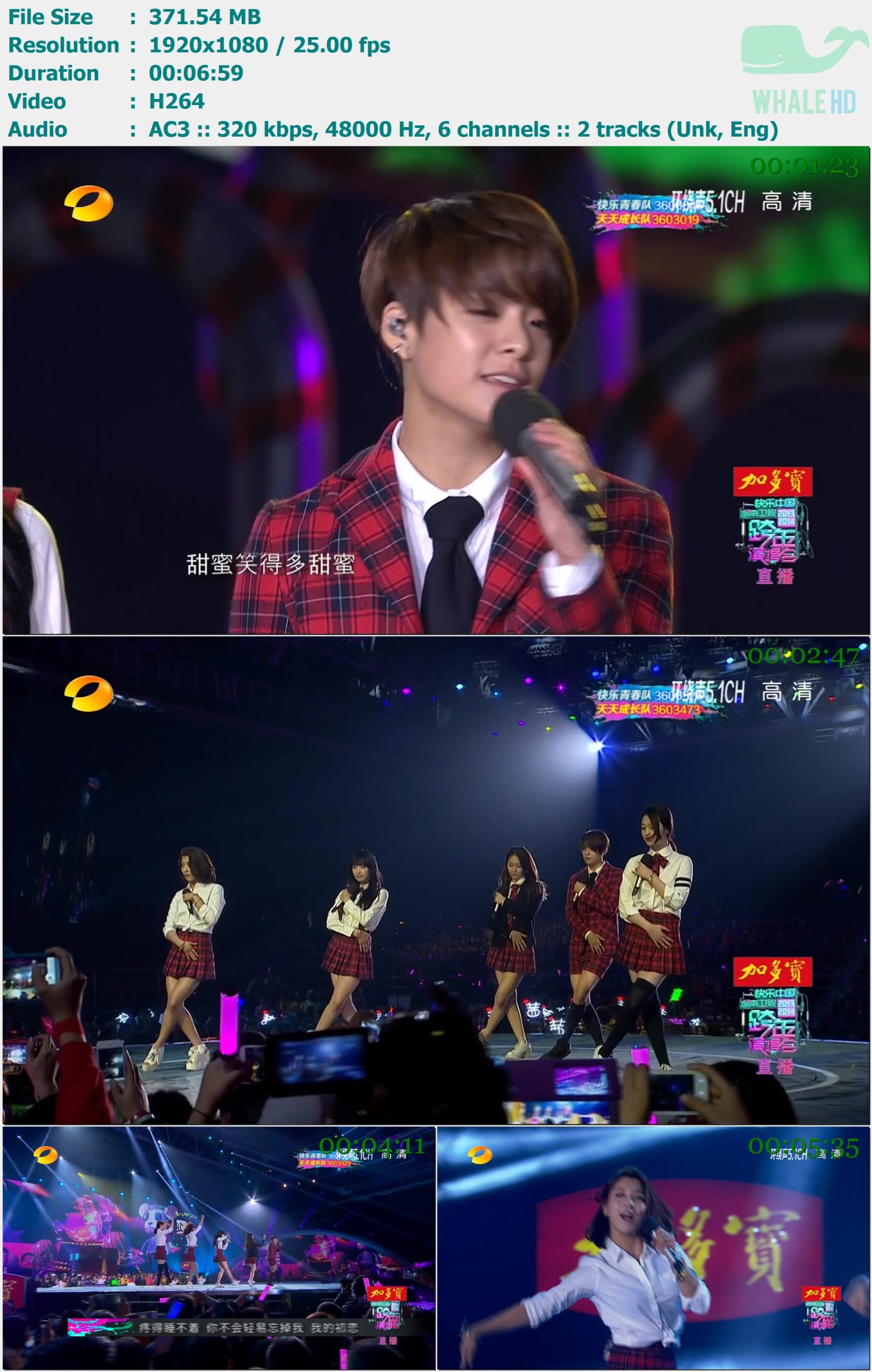 f(x) - 甜蜜蜜 Sweet Honey + Rum Pum Pum Pum (湖南跨年晚会 Hunan TV 2013-2014 New Year's Eve Countdown Concert 2013.12.31) HDTV 1080i H264 - 455.65MB