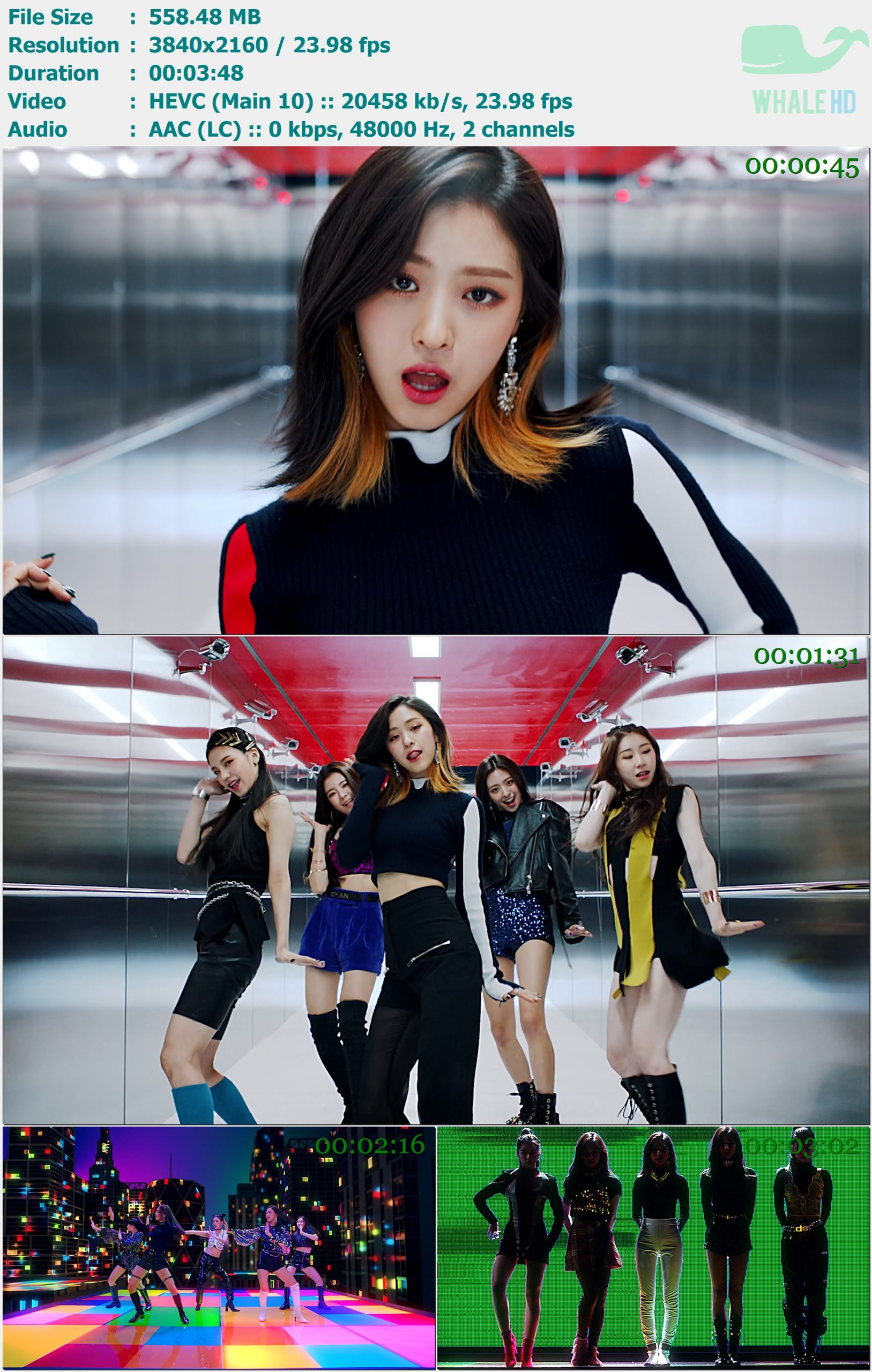 ITZY - DALLA DALLA 2019 AM 2160p H265 - 558.48MB