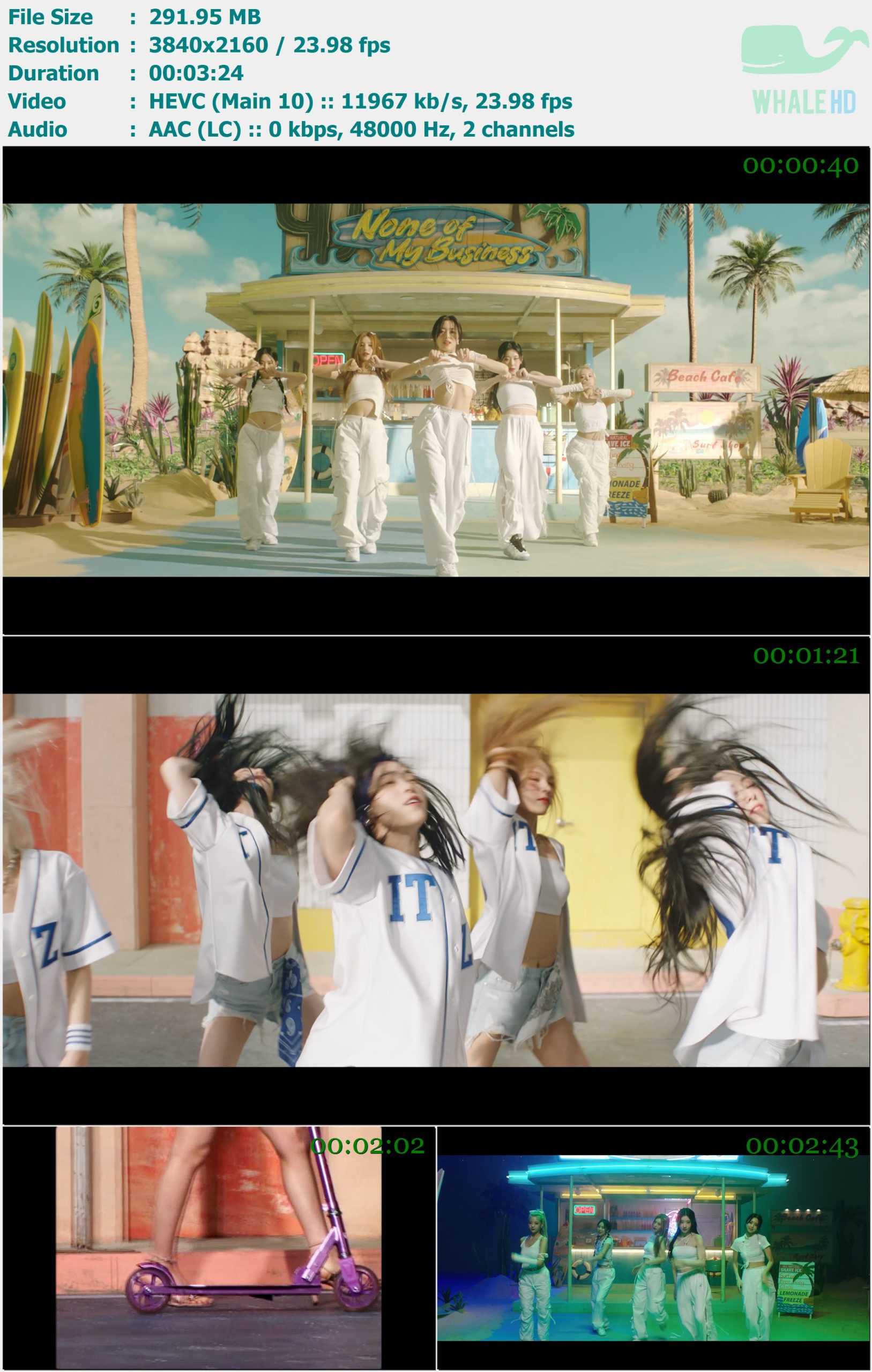 ITZY - None of My Business 2023 AM 2160p H265 - 291.95MB