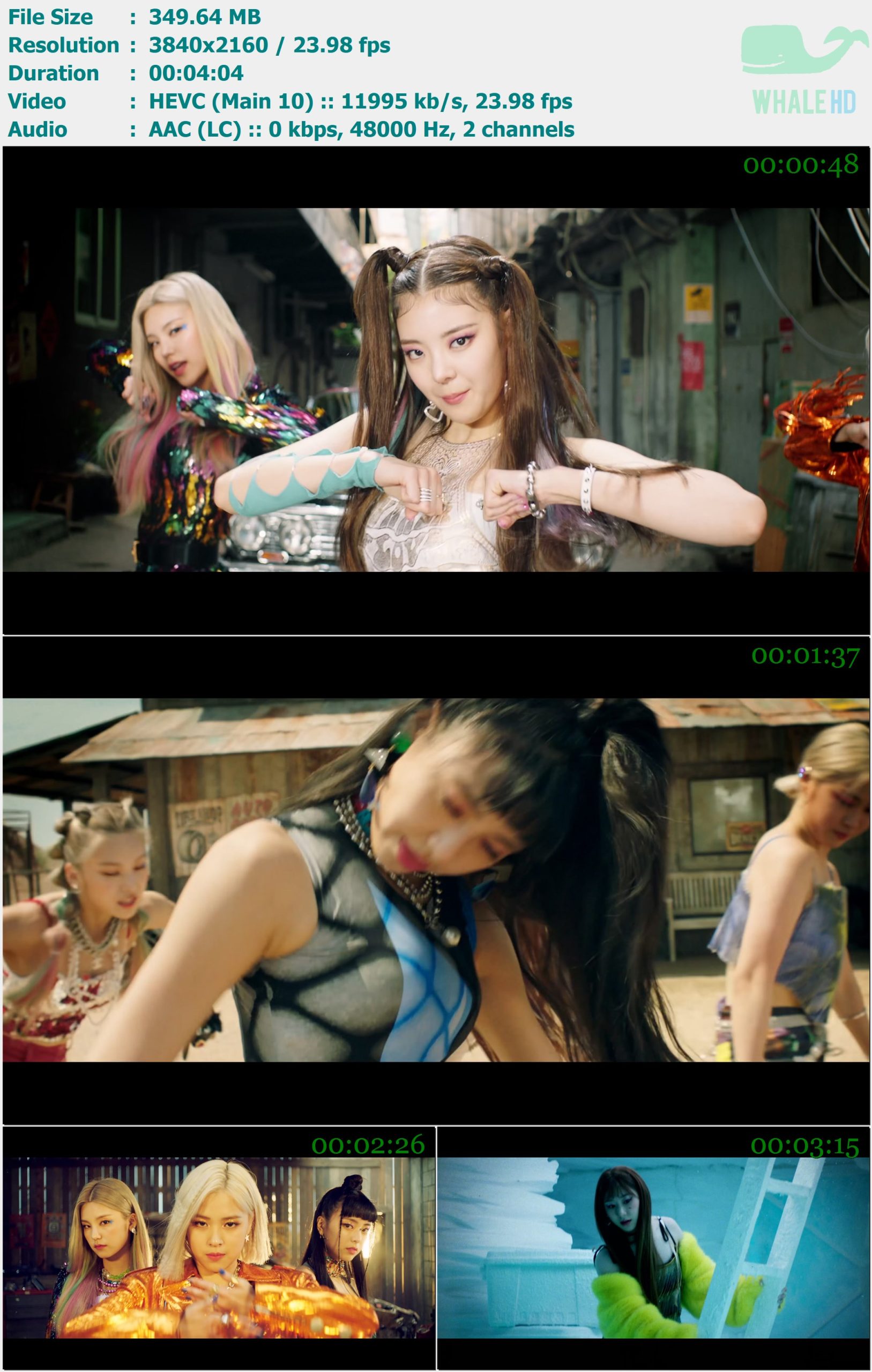 ITZY - Not Shy 2020 AM 2160p H265 - 349.64MB