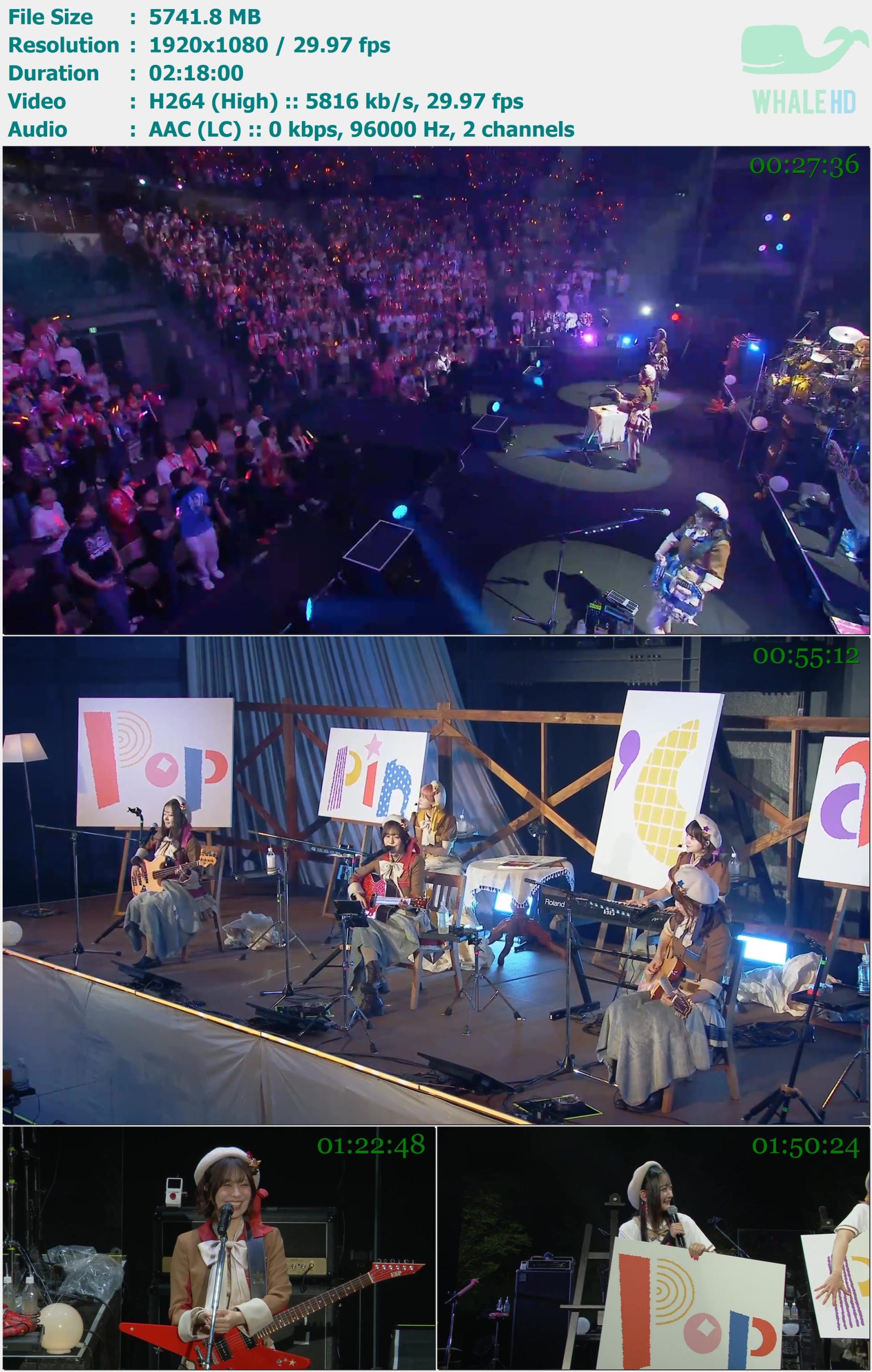 Poppin'Party LIVE 2024「Poppin'Canvas 〜芸術の秋、音楽の秋！〜」2024-10-14 WEB-DL 1080p H264 - 5.61GB