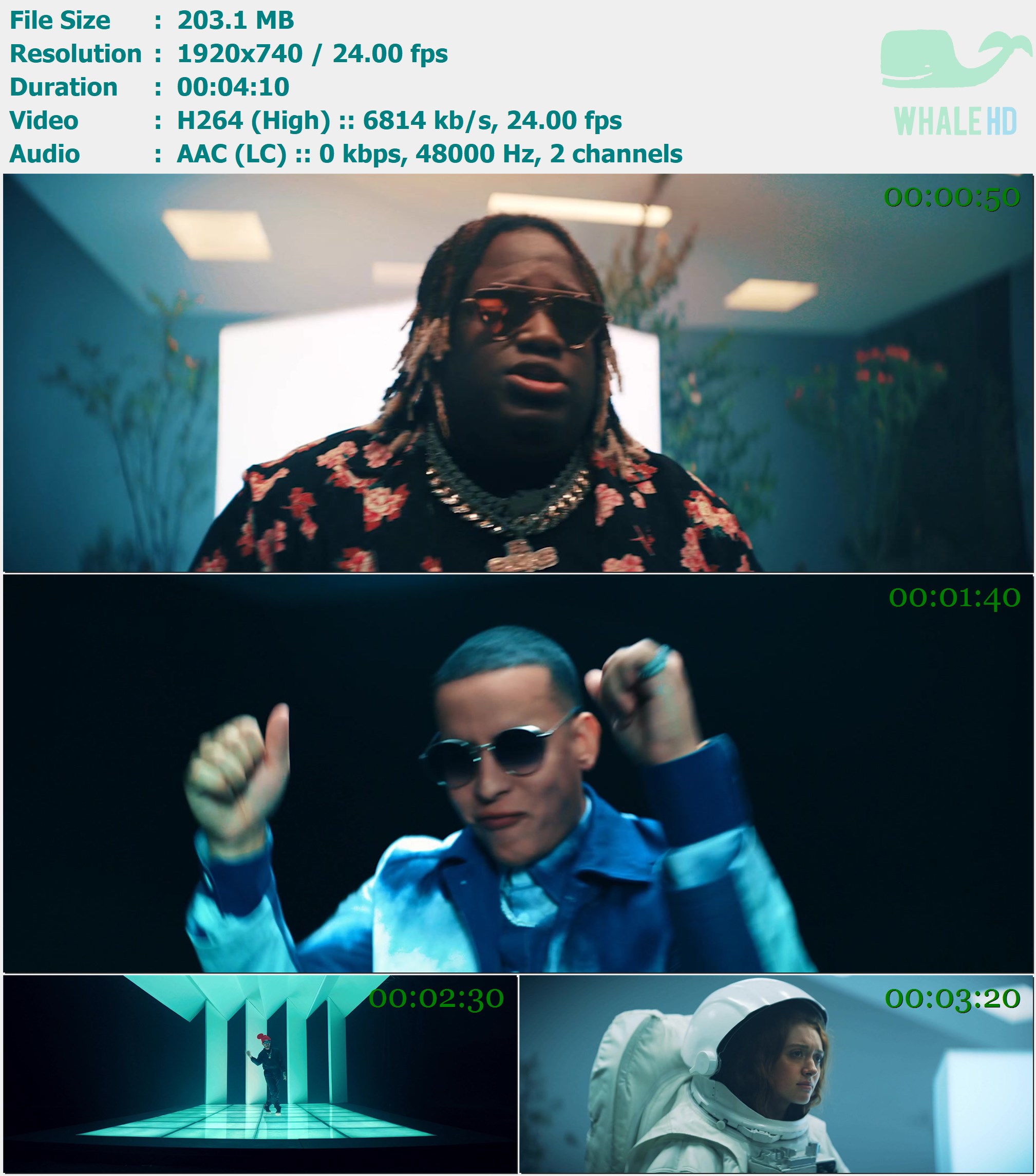 Sech, Daddy Yankee & J Balvin feat. ROSALÍA & Farruko - Relación [Remix] 2020 AM 740p H264 - 203.10MB