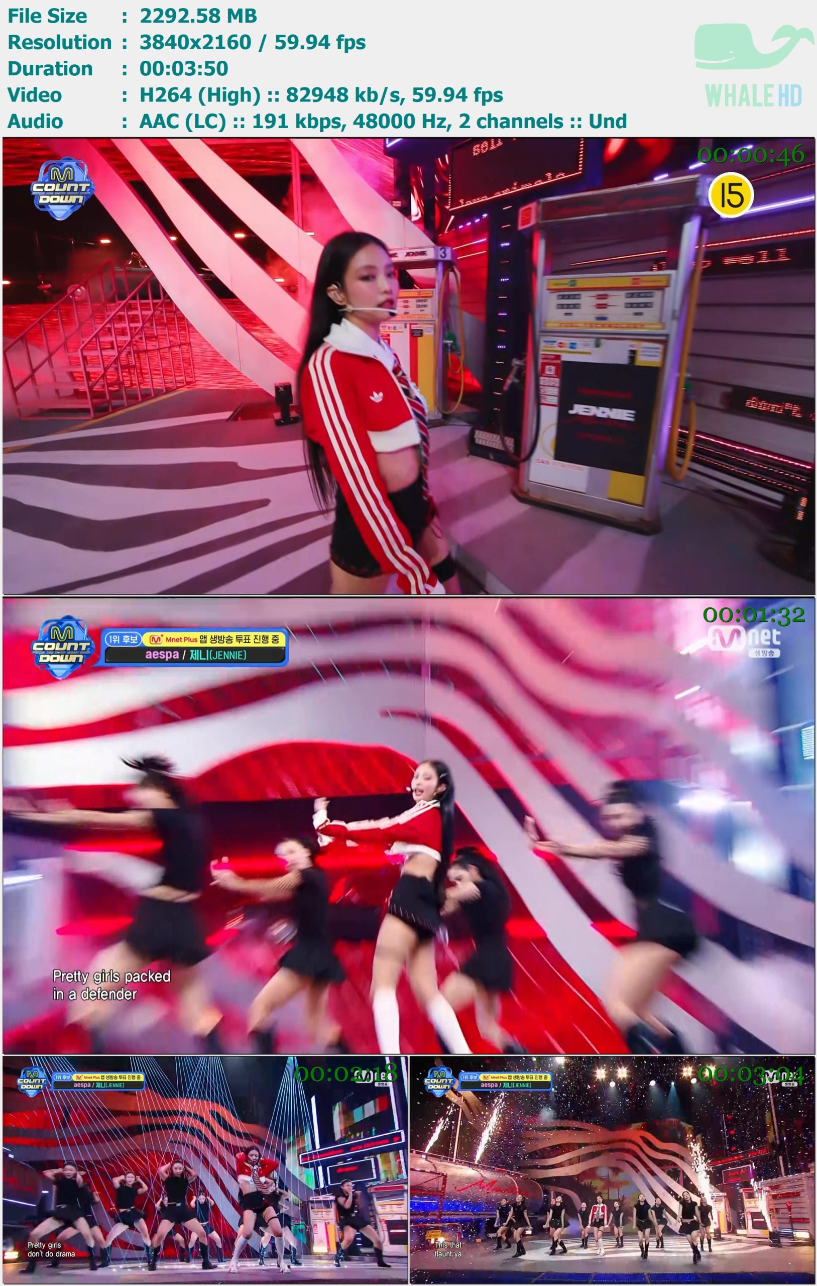 JENNIE - Mantra (Mnet M Countdown 2024-10-17) HDTV 2160p H264 - 2.24GB