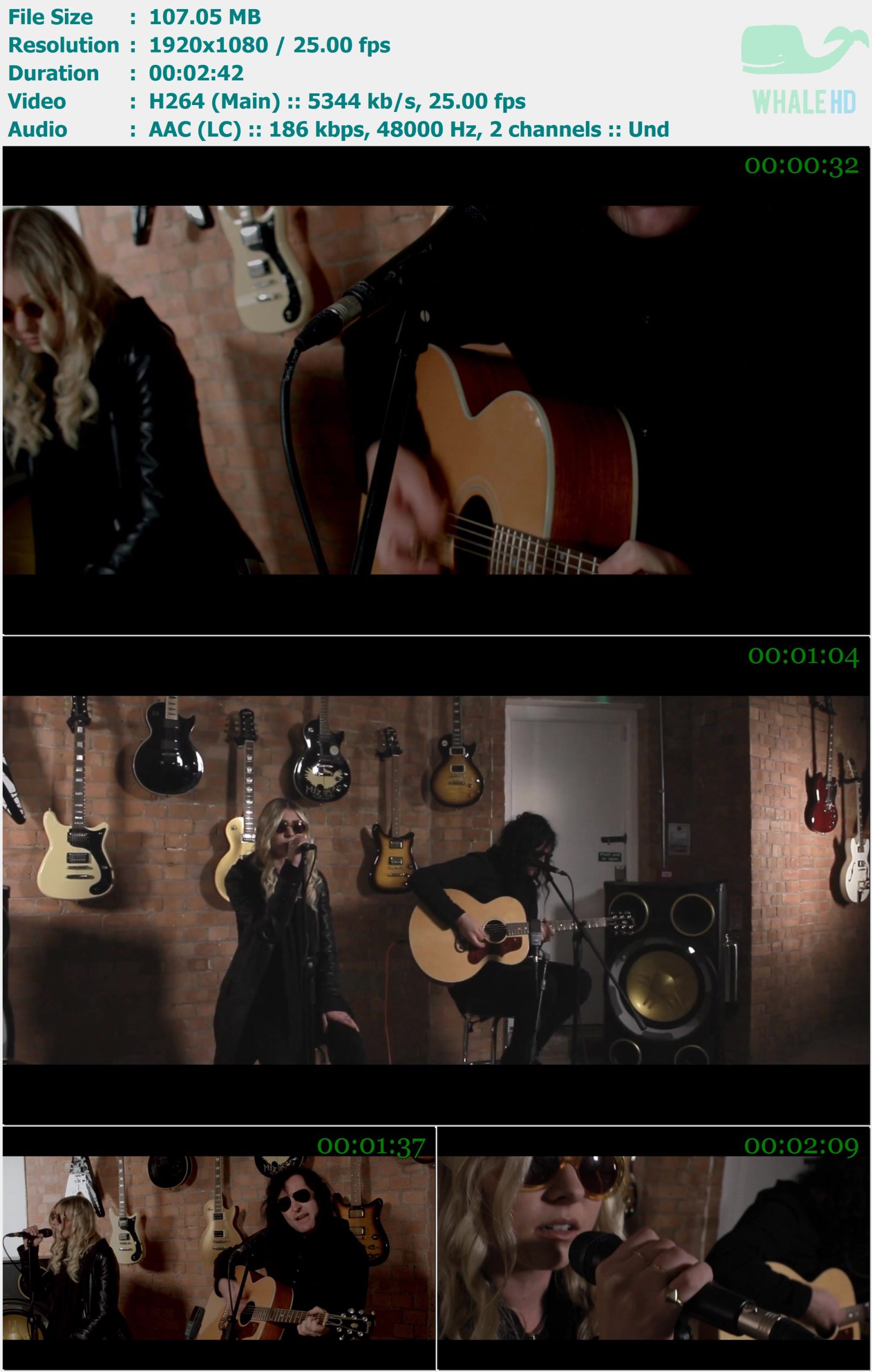 The Pretty Reckless - Heaven Knows (Acoustic Version - Live @ MUZU) 2014 WEB-DL 1080p H264 - 107.05MB