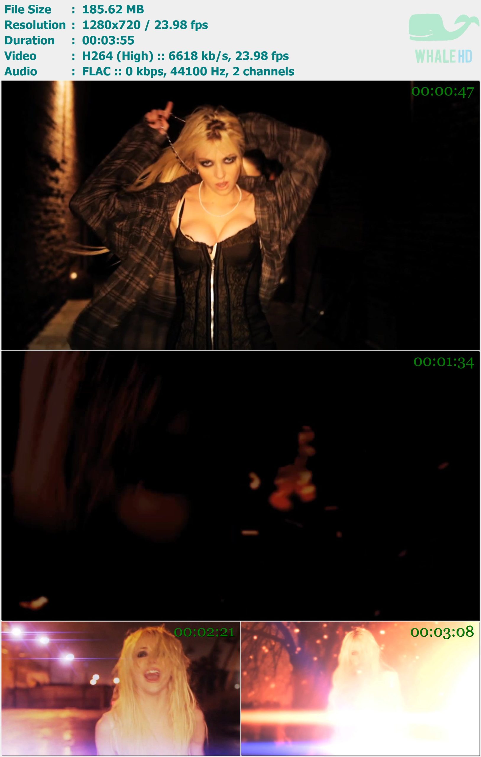 The Pretty Reckless - Make Me Wanna Die 2010 MasterRip 720p H264 - 185.62MB