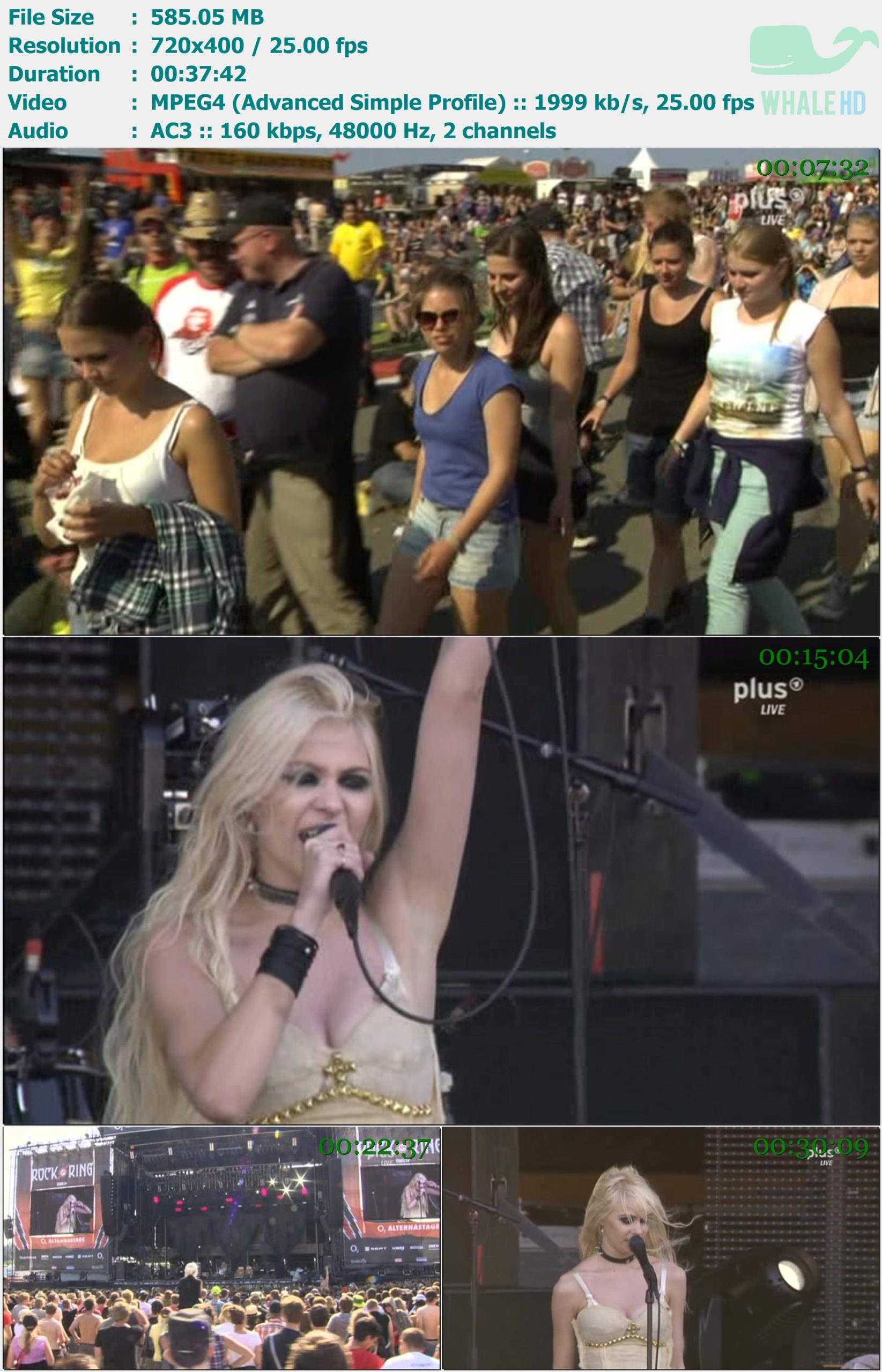 The Pretty Reckless - 𝐑𝐨𝐜𝐤 𝐚𝐦 𝐑𝐢𝐧𝐠 2011 SDTV 400p XVID - 585.05MB