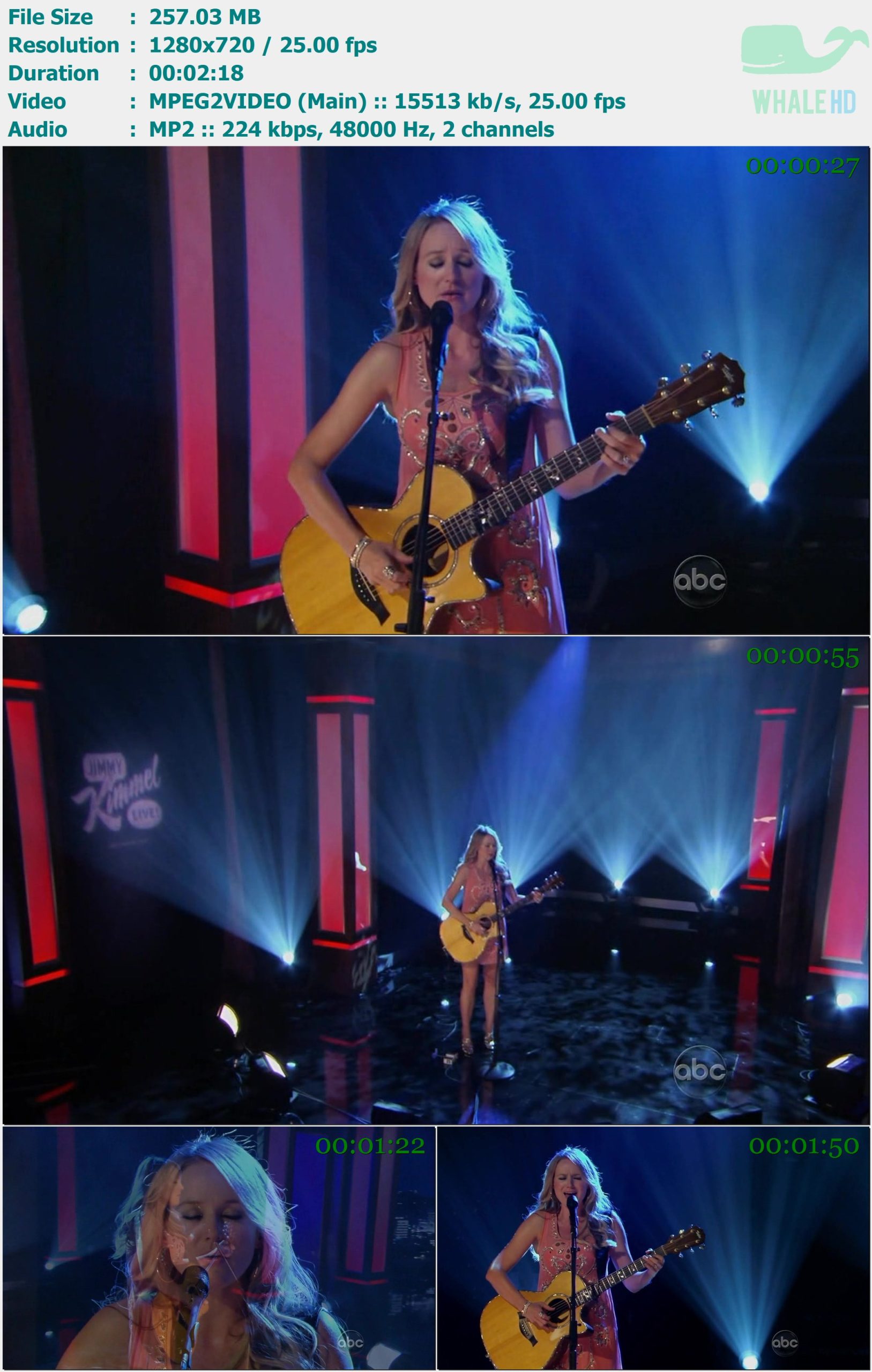 Jewel - Ring of Fire (Live @ Jimmy Kimmel 2013) HDTV 720p MPEG2 - 257.03MB