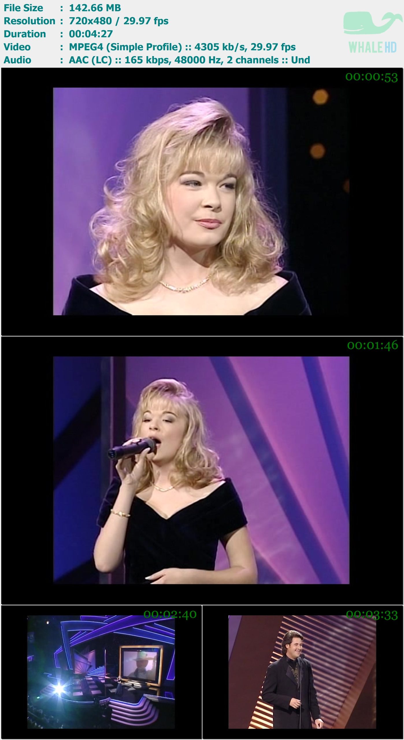 LeAnn Rimes - Blue (Live @ CMA Awards 1996) SDTVRip 480p H263 - 142.66MB