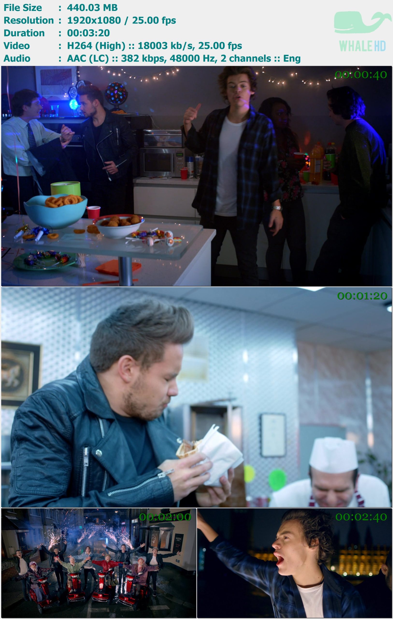 One Direction - Midnight Memories 2016 MasterRip 1080p H264 - 440.03MB