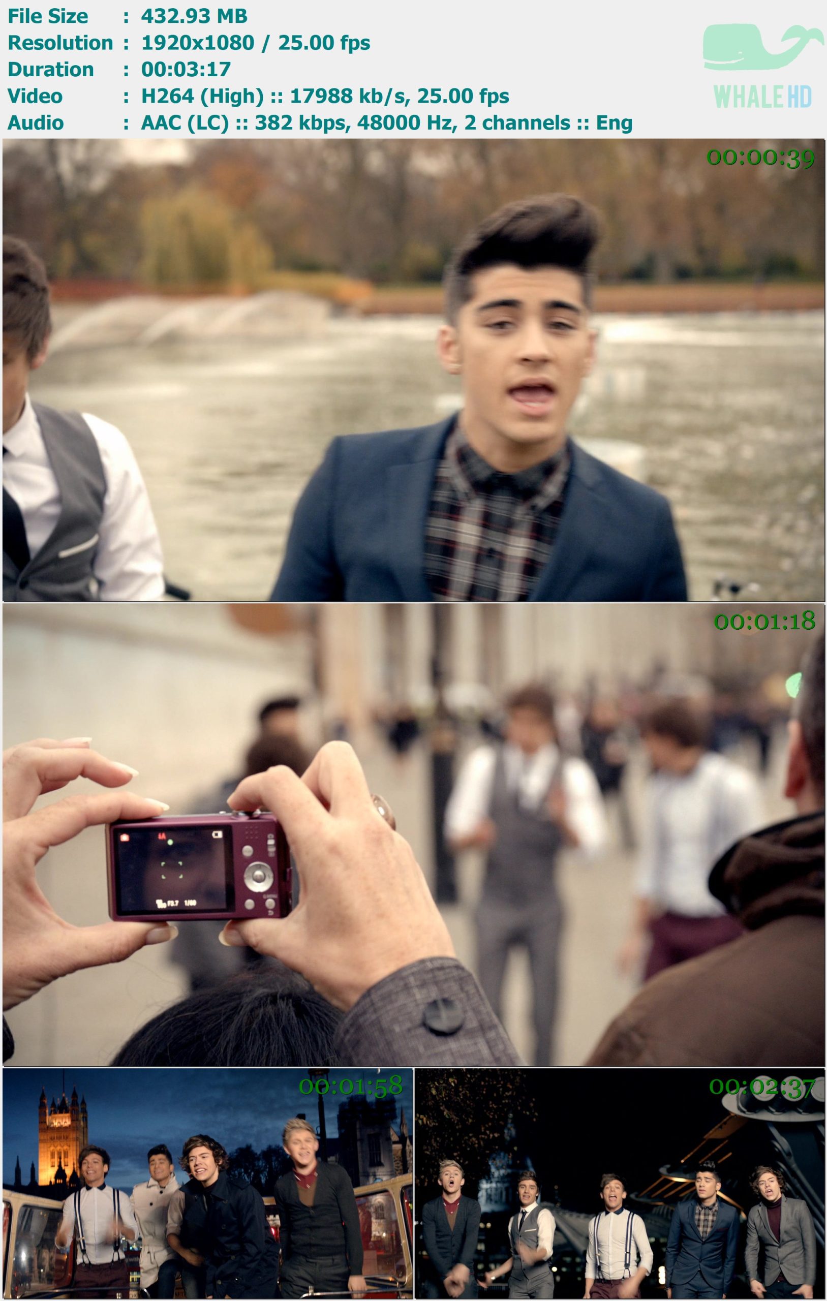 One Direction - One Thing 2012 MasterRip 1080p H264 - 432.93MB