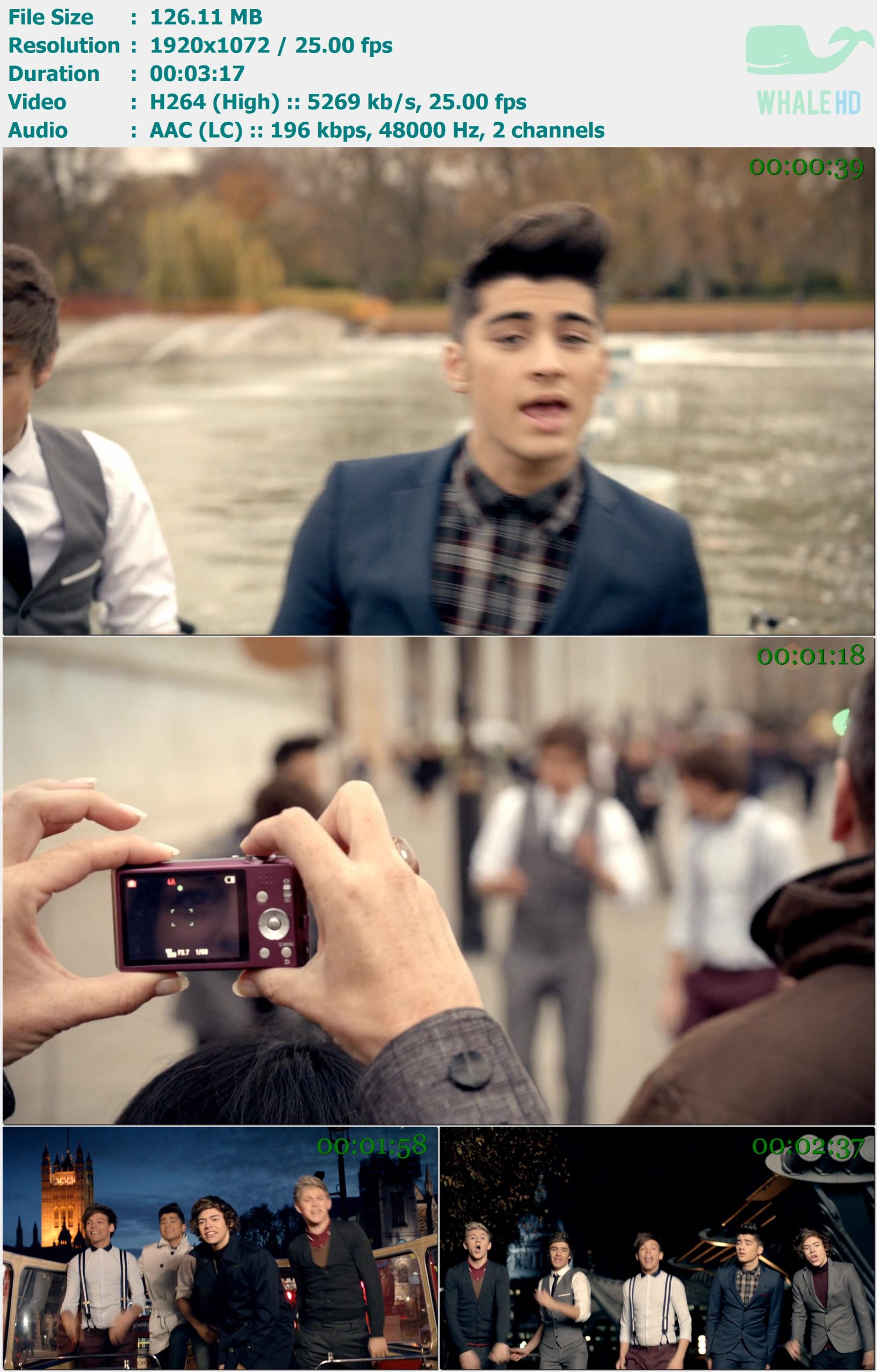 One Direction - One Thing 2012 𝐕𝐄𝐕𝐎 1072p H264 - 126.11MB