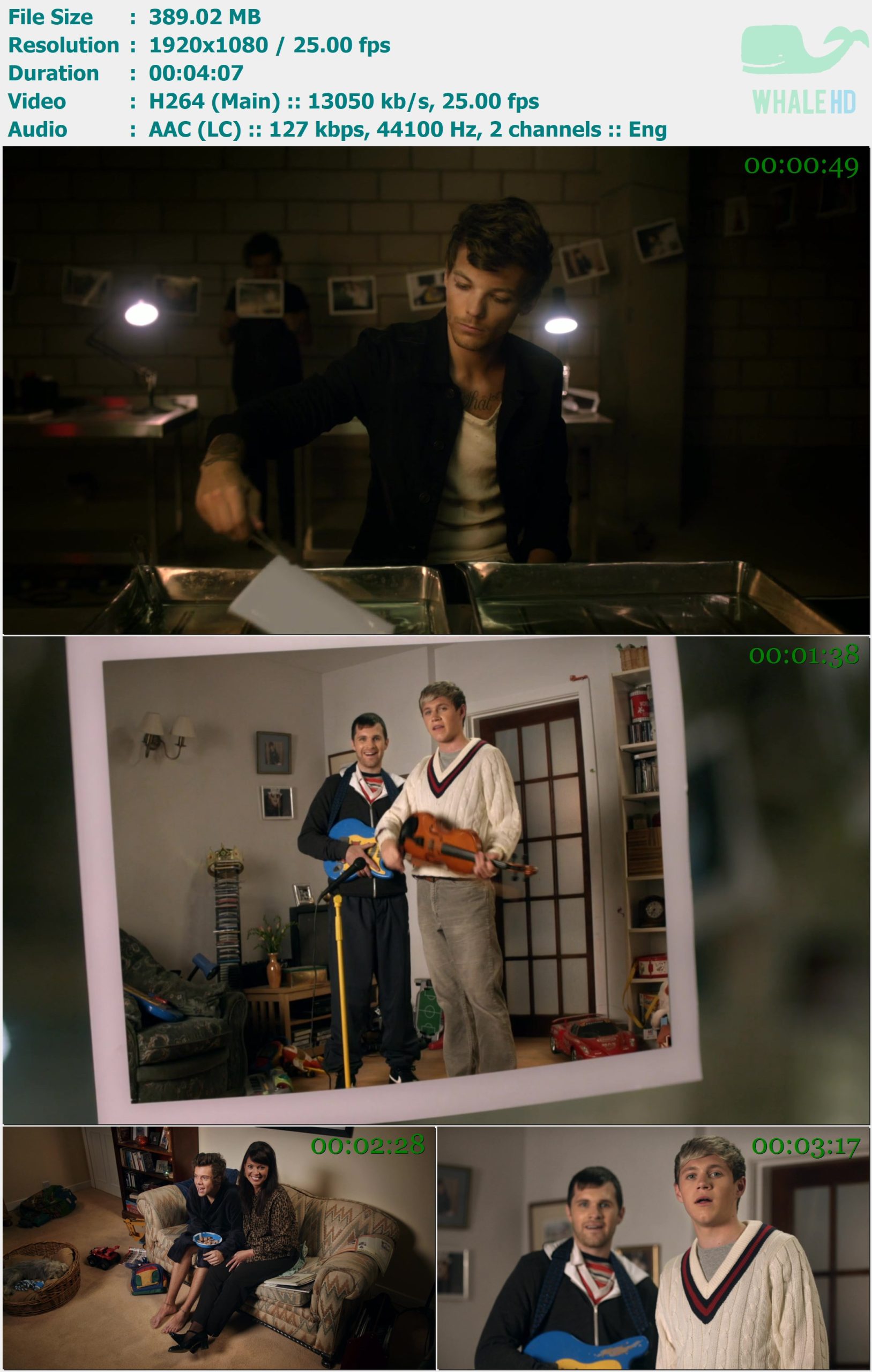 One Direction - Story Of My Life 2013 MasterRip 1080p H264 - 389.02MB