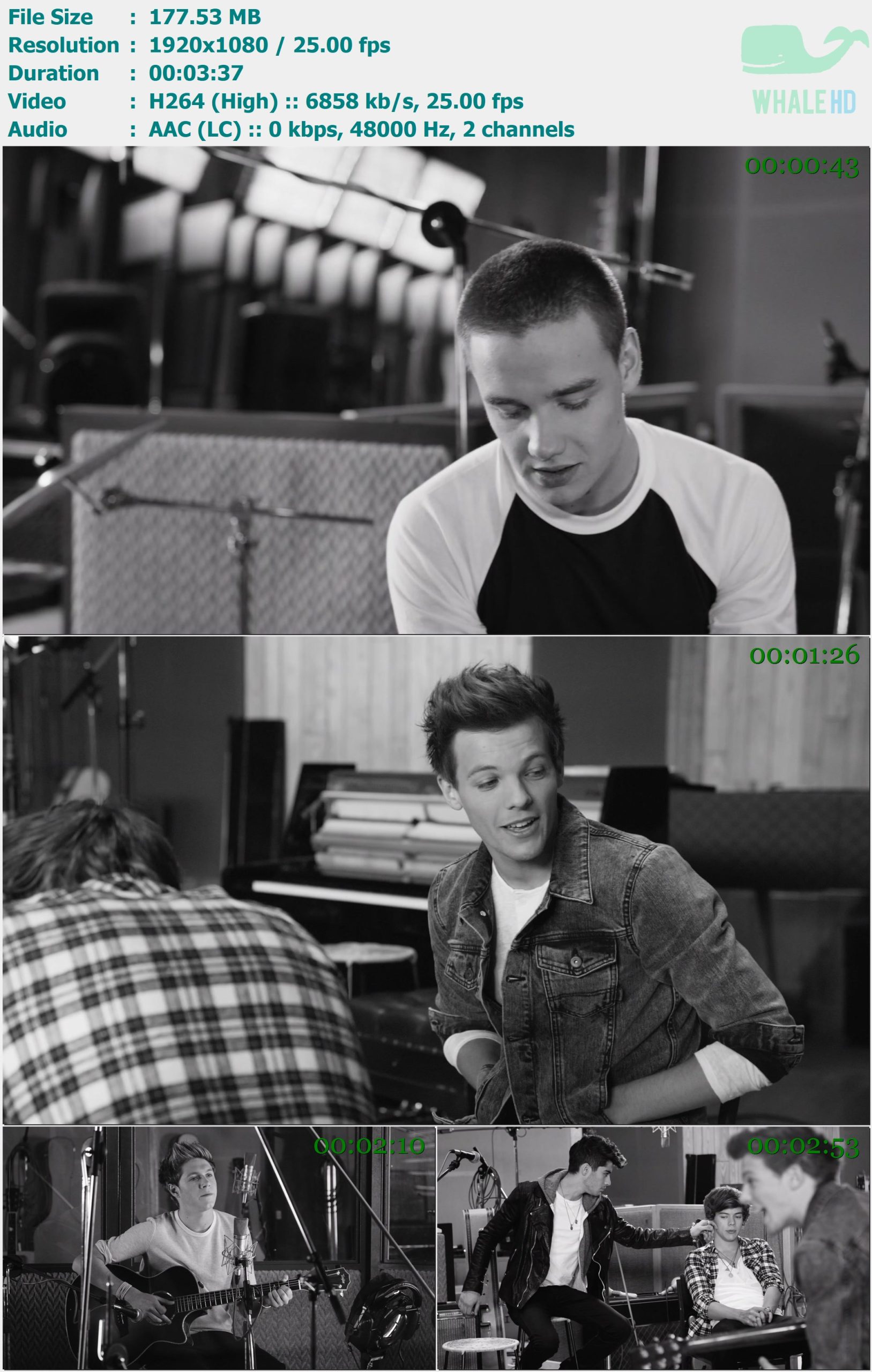 One Direction - Little Things 2012 AM 1080p H264 - 177.53MB